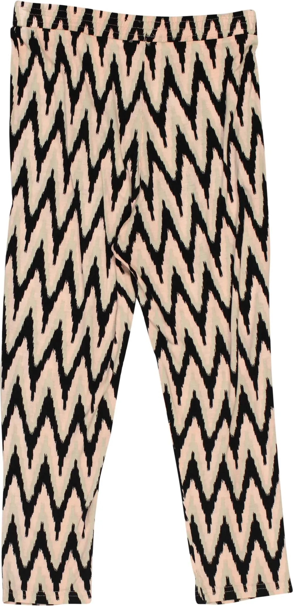 H&M - Graphic Print Trousers- ThriftTale.com - Vintage and second handclothing