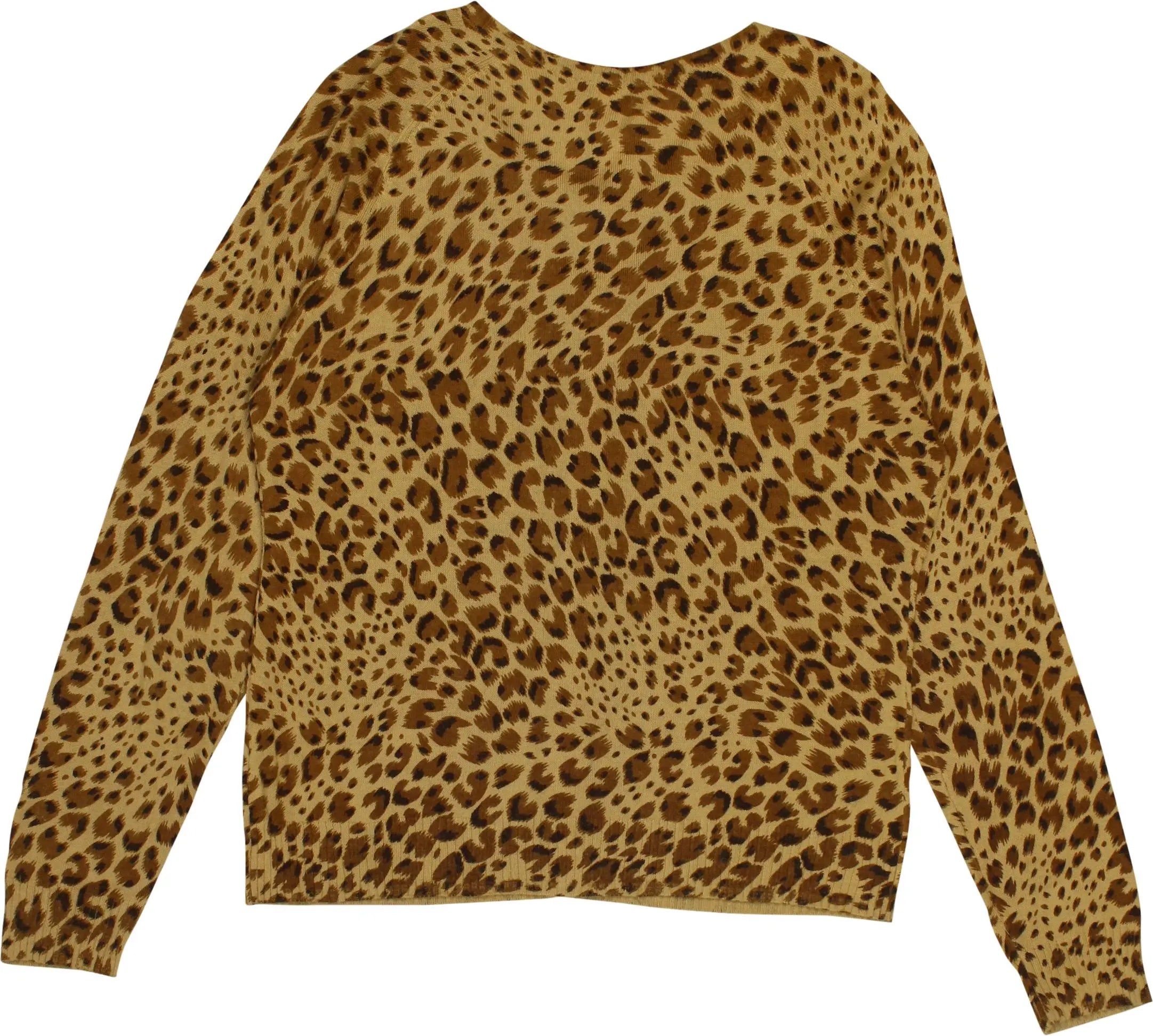 H&M - Leopard Print Cardigan- ThriftTale.com - Vintage and second handclothing