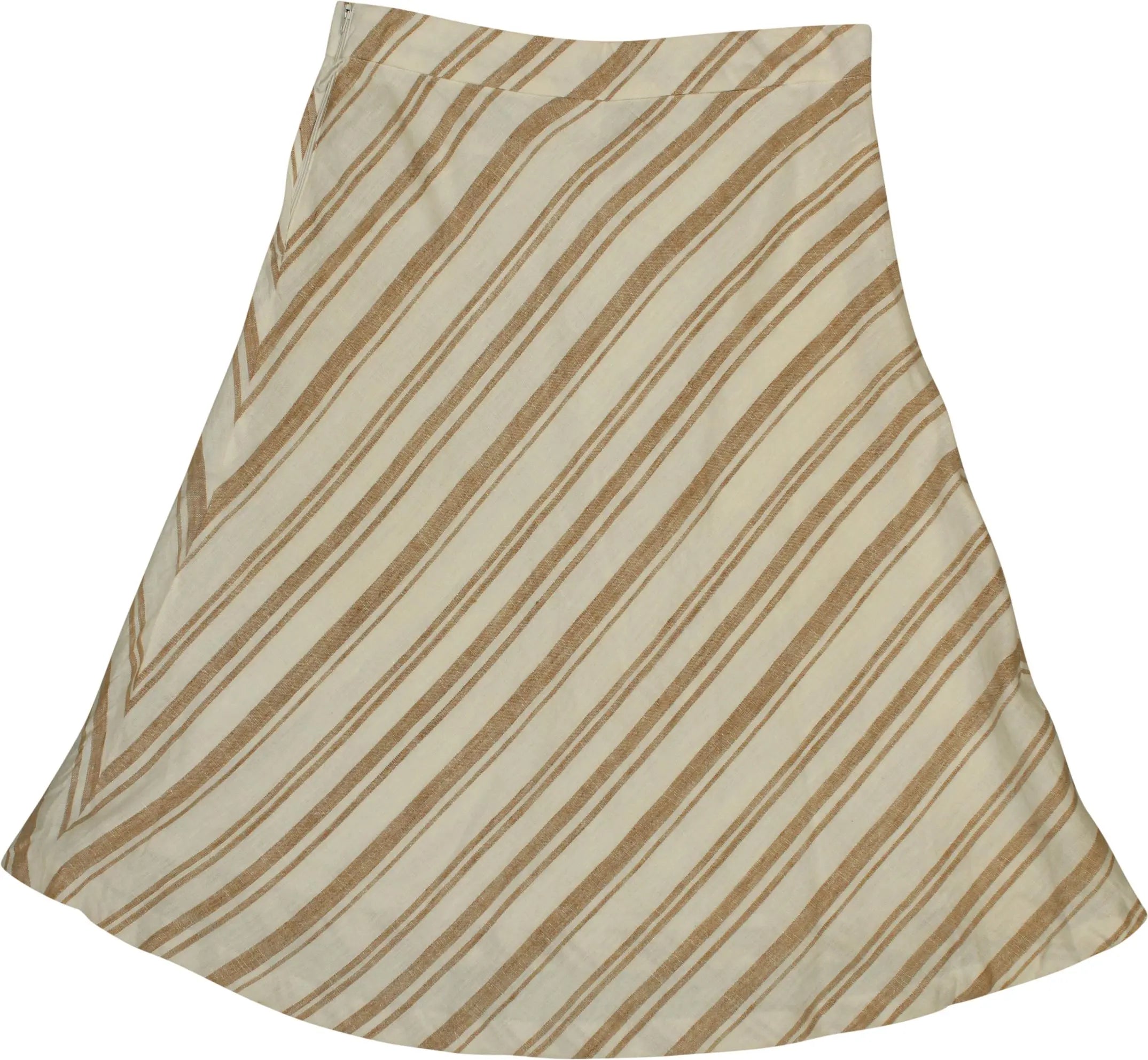 H&M - Linen A-line Skirt- ThriftTale.com - Vintage and second handclothing