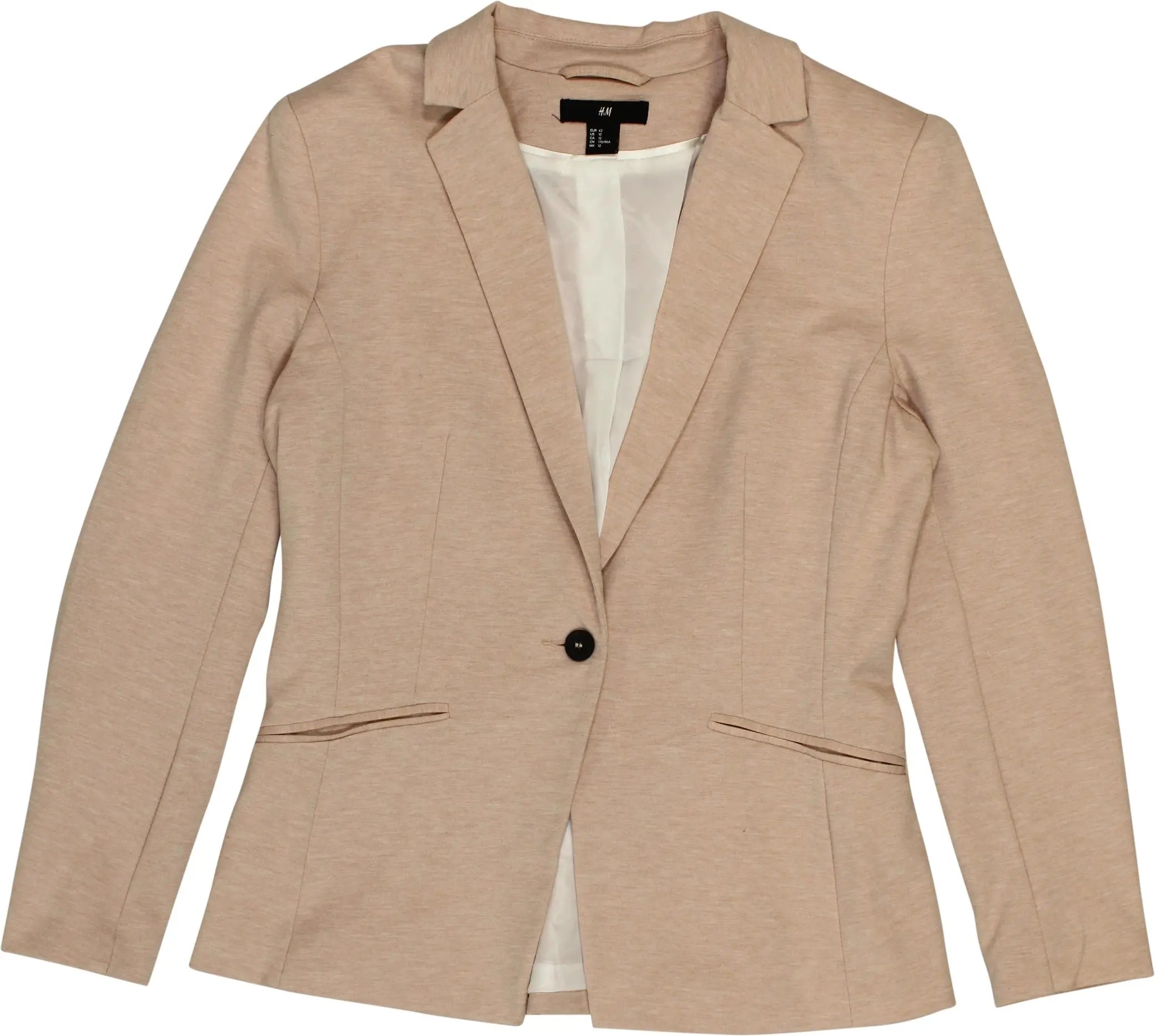 H&M - Pink Blazer- ThriftTale.com - Vintage and second handclothing