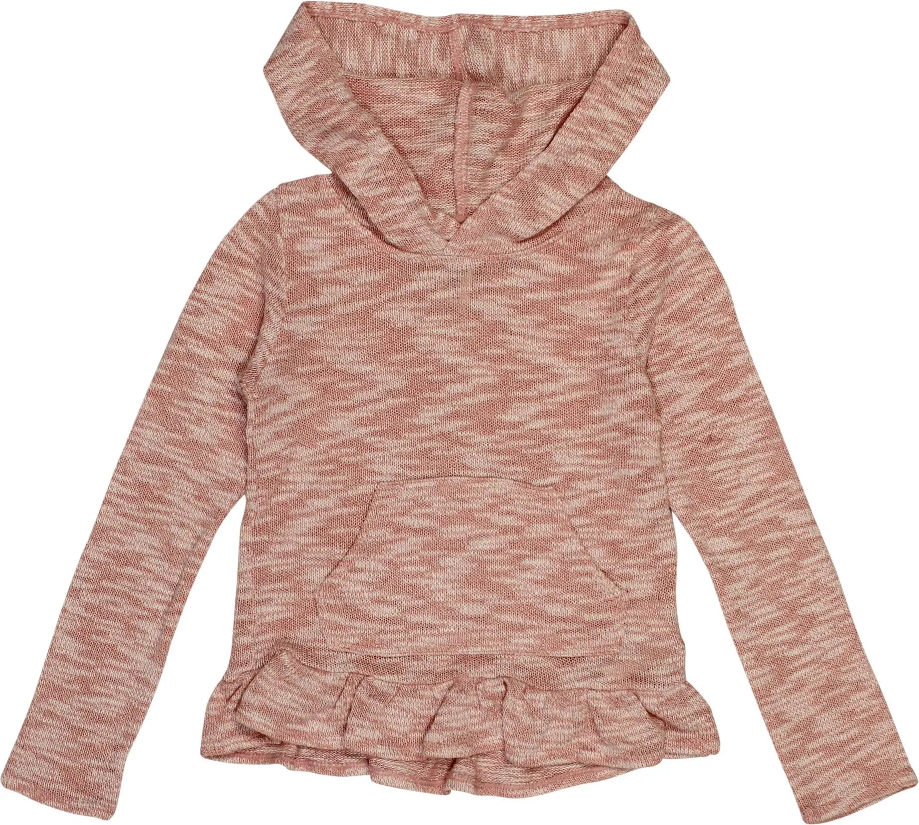 H&M - Pink Knitted Hoodie- ThriftTale.com - Vintage and second handclothing