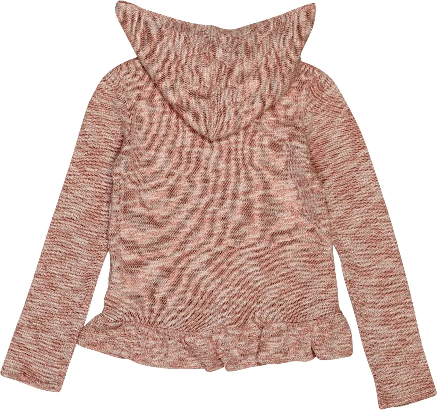 H&M - Pink Knitted Hoodie- ThriftTale.com - Vintage and second handclothing