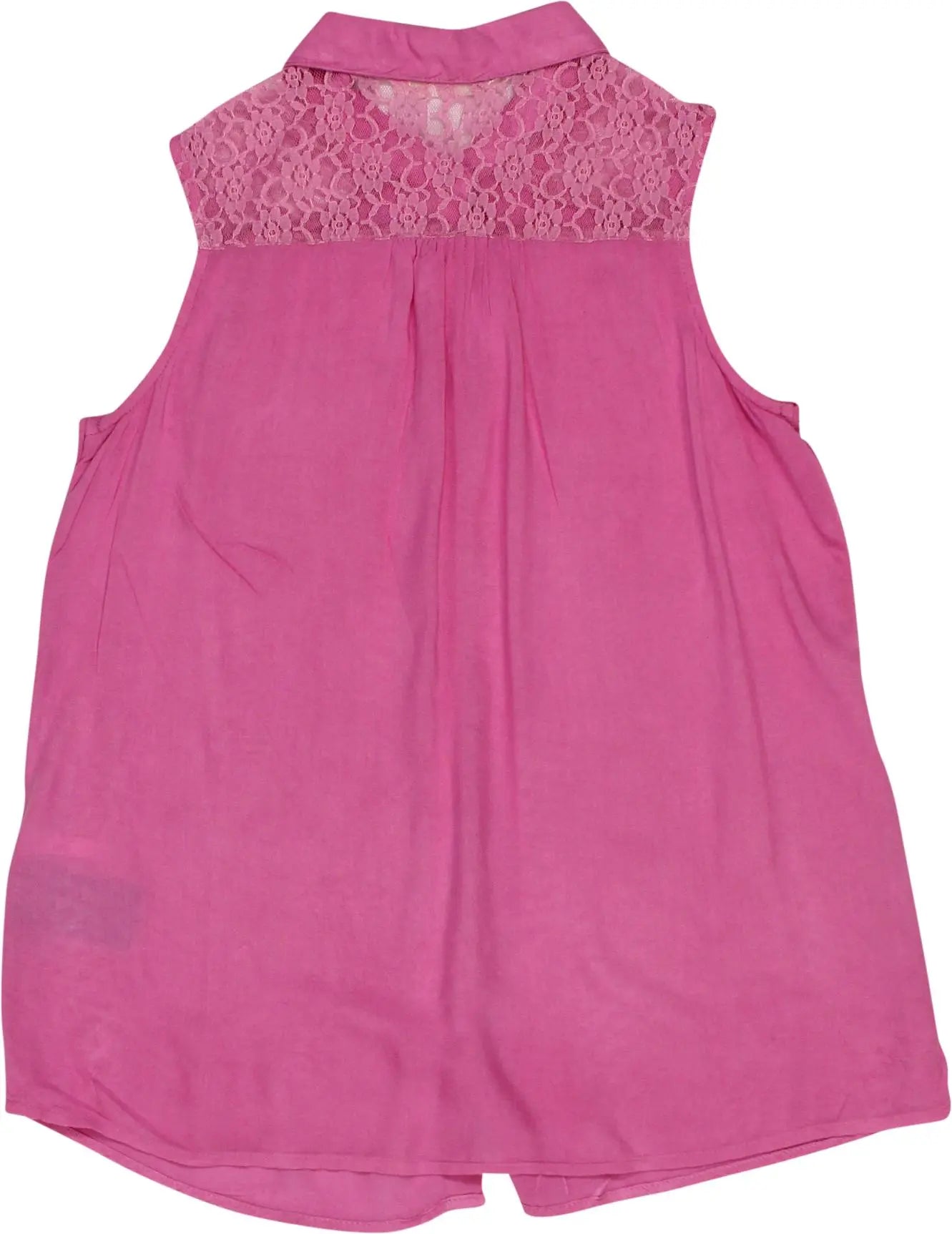 H&M - Pink Sleeveless Blouse- ThriftTale.com - Vintage and second handclothing