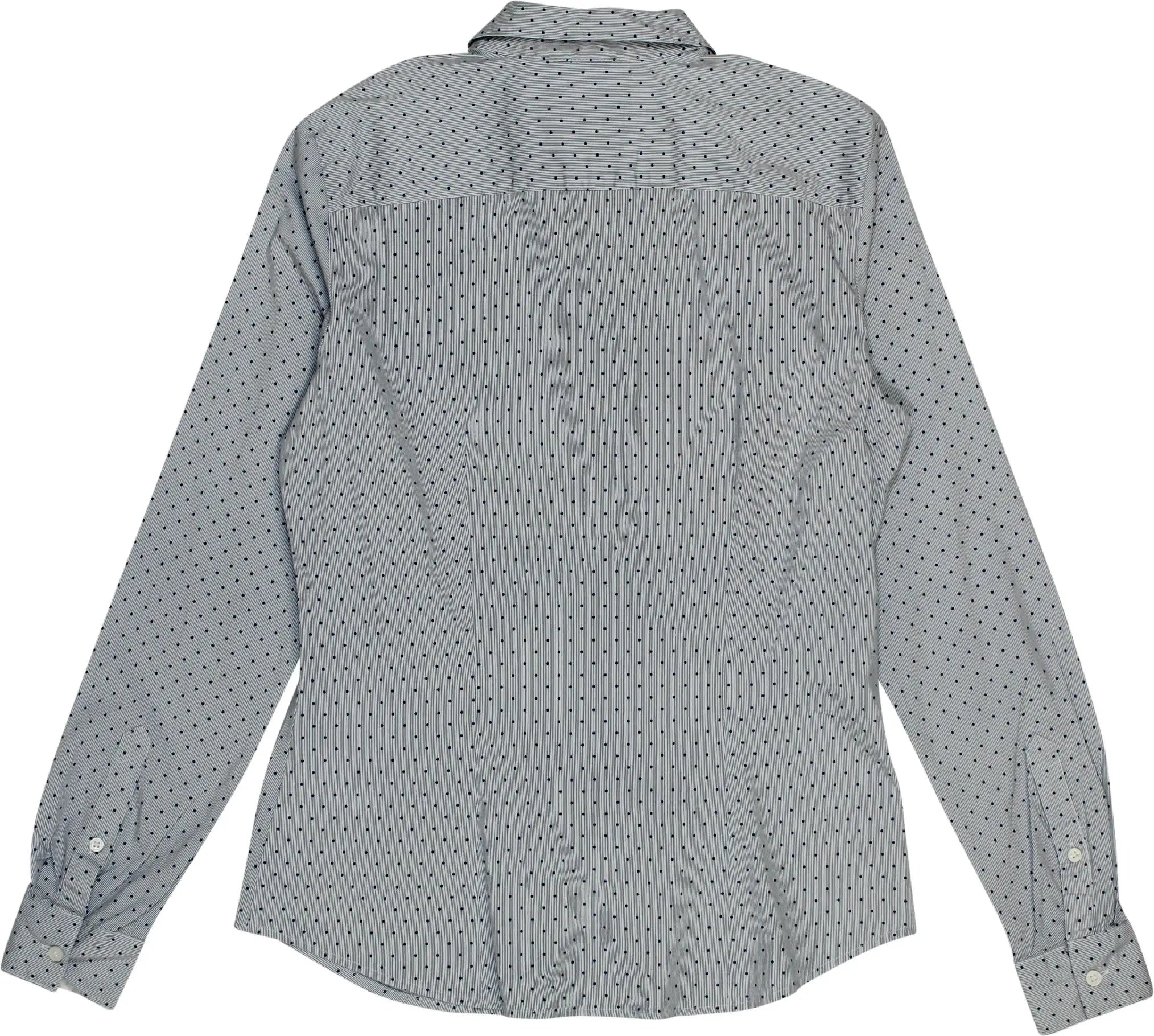 H&M - Polka Dot Blouse- ThriftTale.com - Vintage and second handclothing