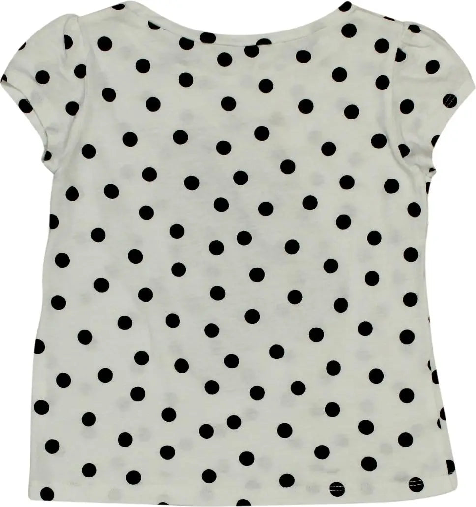 H&M - Polka Dot T-shirt- ThriftTale.com - Vintage and second handclothing