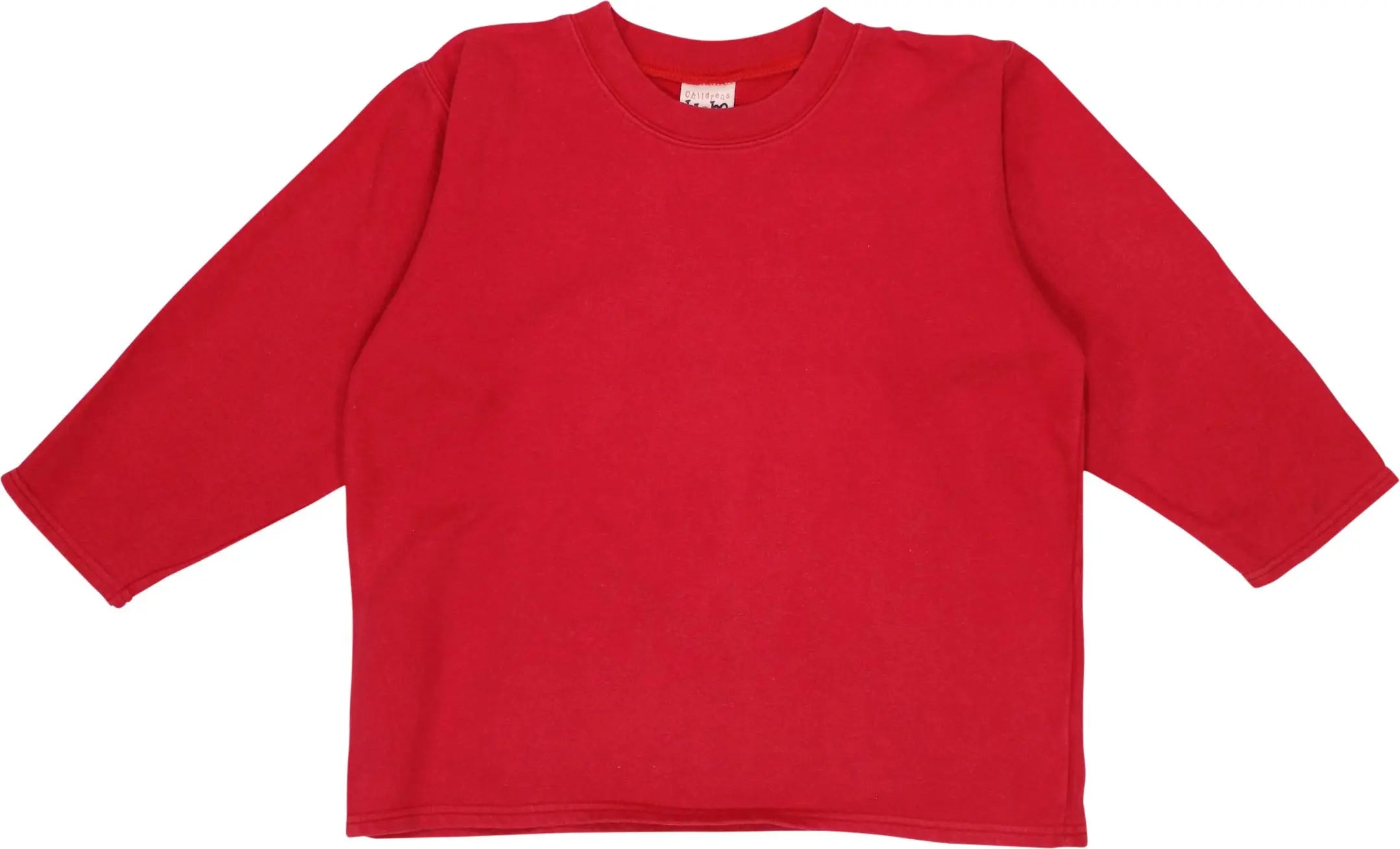H&M - Red Sweatshirt by H&M- ThriftTale.com - Vintage and second handclothing