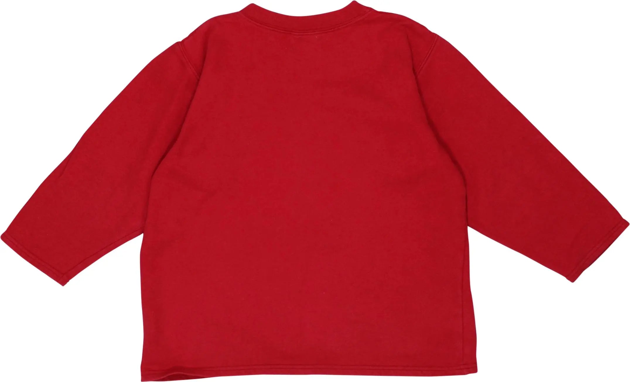 H&M - Red Sweatshirt by H&M- ThriftTale.com - Vintage and second handclothing