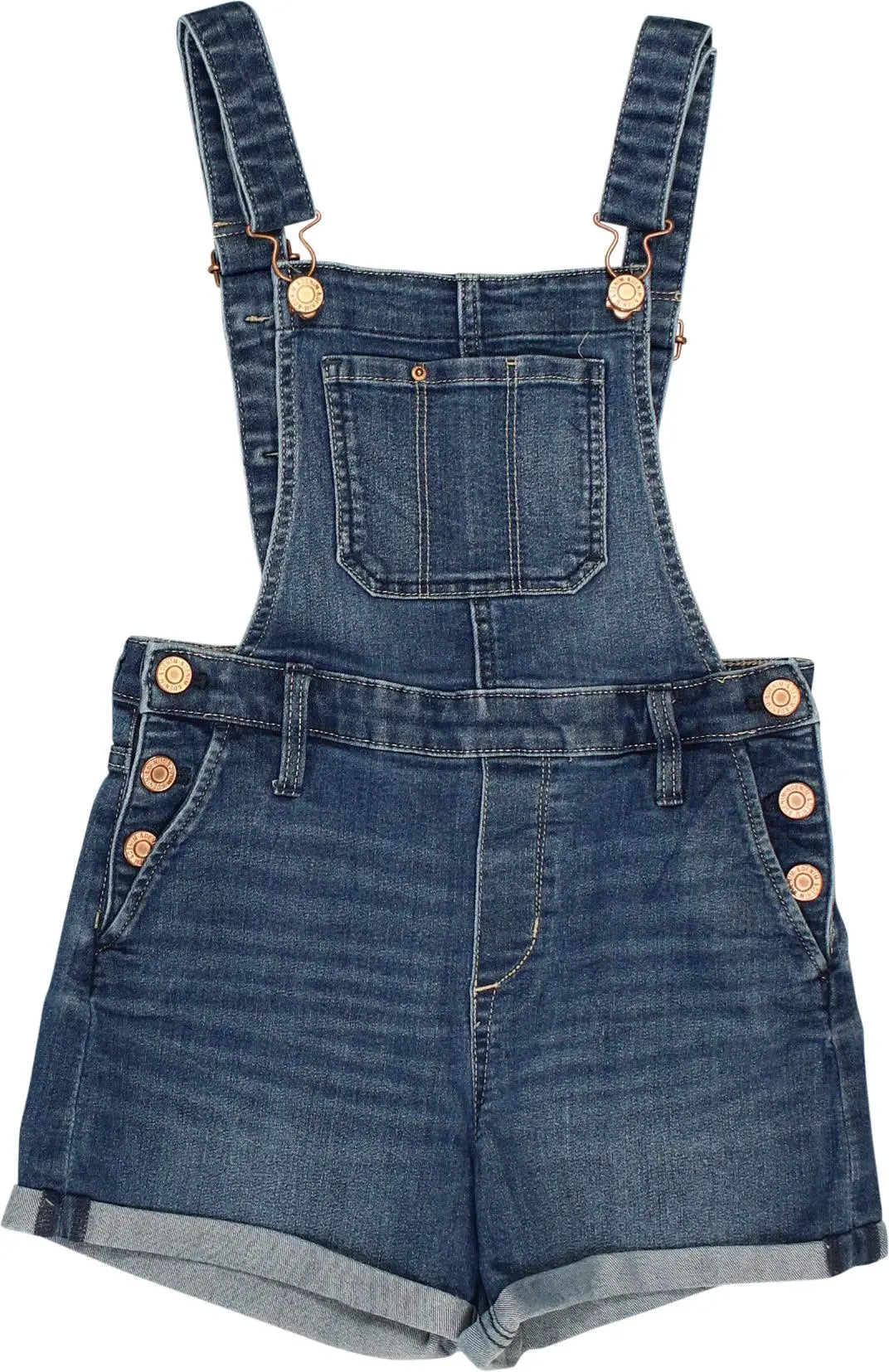 H&M - Short Denim Overall- ThriftTale.com - Vintage and second handclothing