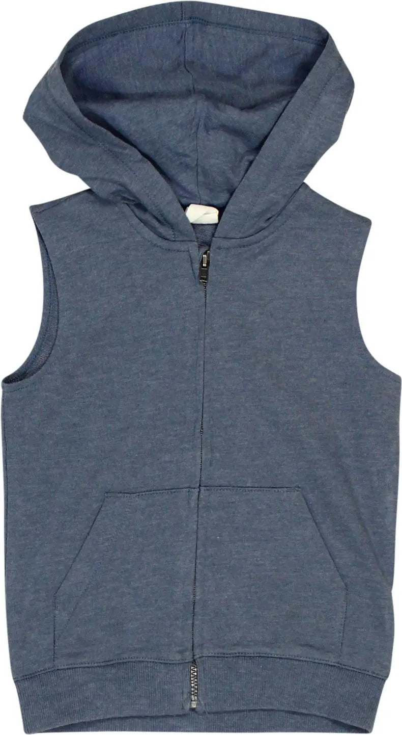H&M - Sleeveless Zip Up Hoodie- ThriftTale.com - Vintage and second handclothing