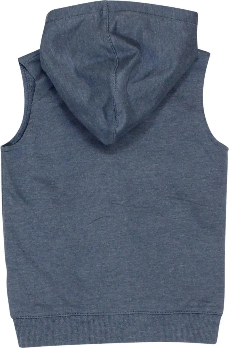 H&M - Sleeveless Zip Up Hoodie- ThriftTale.com - Vintage and second handclothing