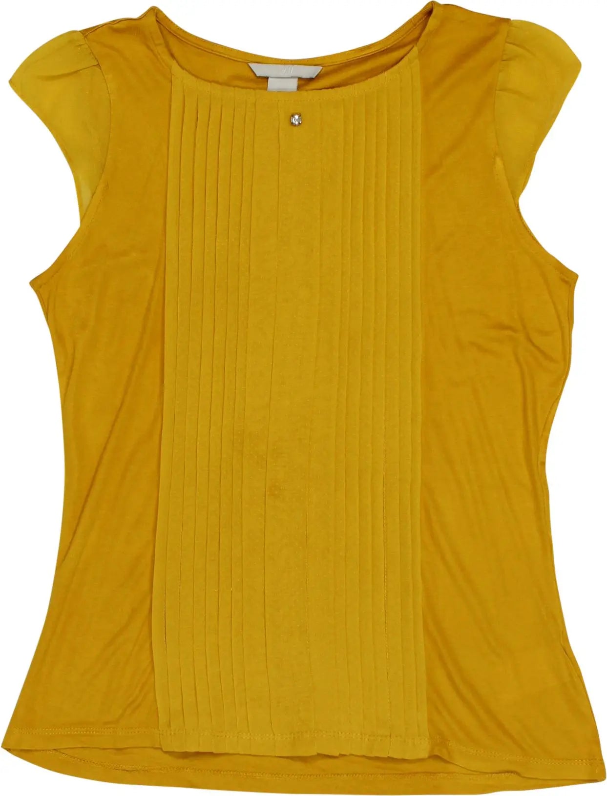 H&M - Yellow Top- ThriftTale.com - Vintage and second handclothing