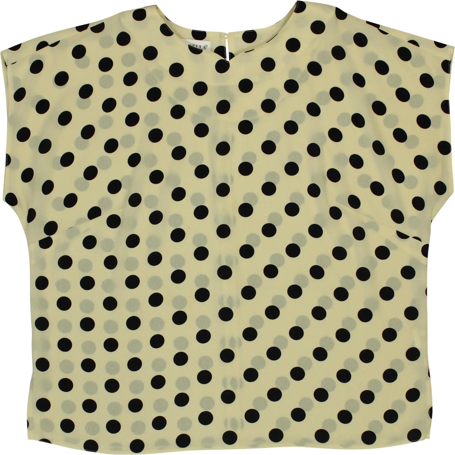 Habella - 90s Polkadot Top- ThriftTale.com - Vintage and second handclothing