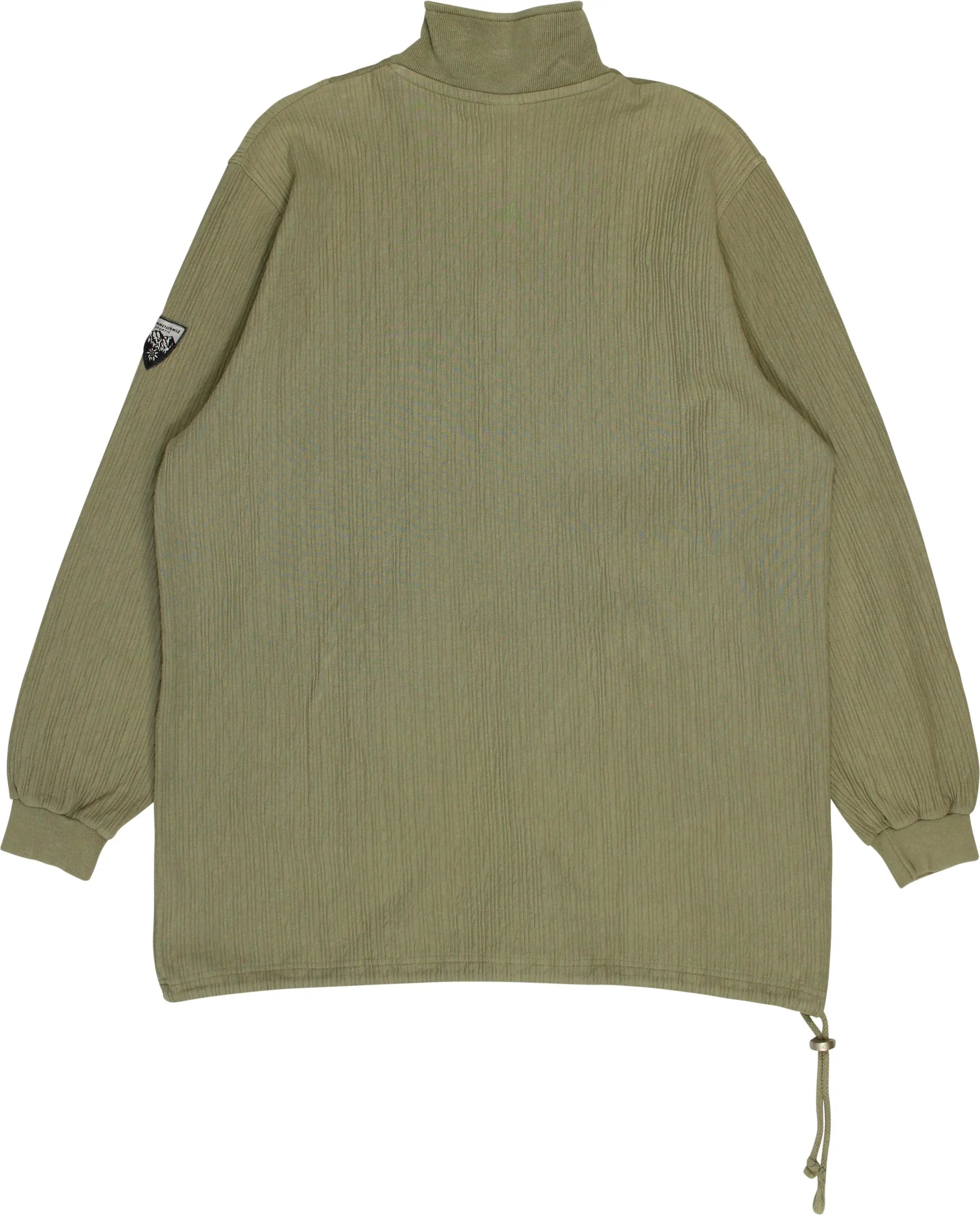 Hammerschmid - 90s Green Quarter Zip Sweater- ThriftTale.com - Vintage and second handclothing