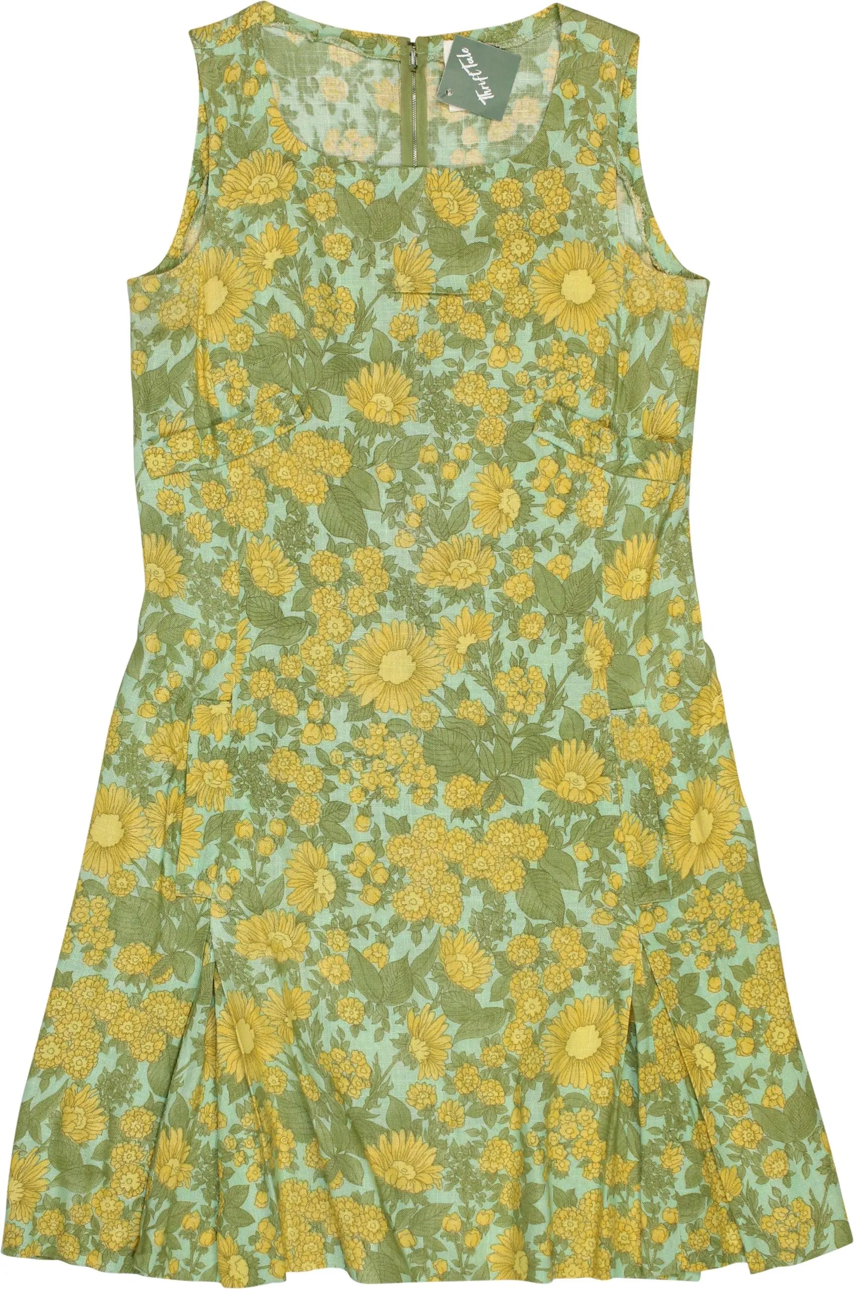 Handmade - 60s Floral Dress- ThriftTale.com - Vintage and second handclothing