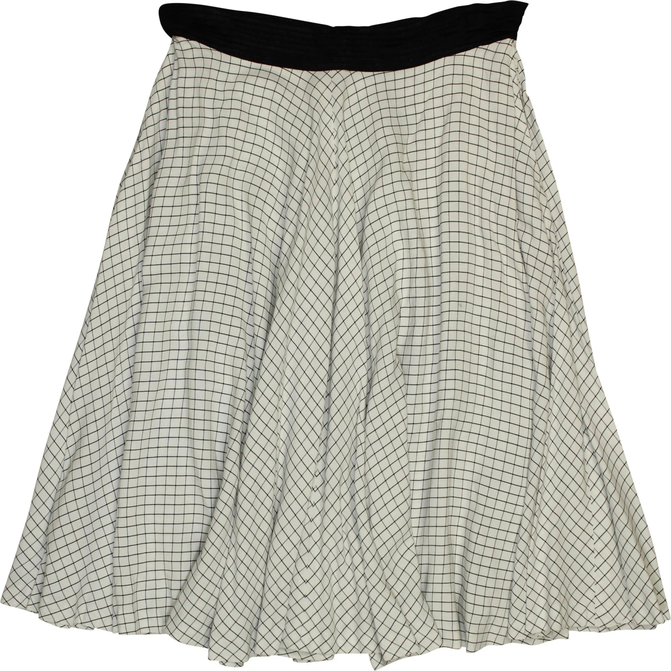 Handmade - 80s Checked Skirt- ThriftTale.com - Vintage and second handclothing