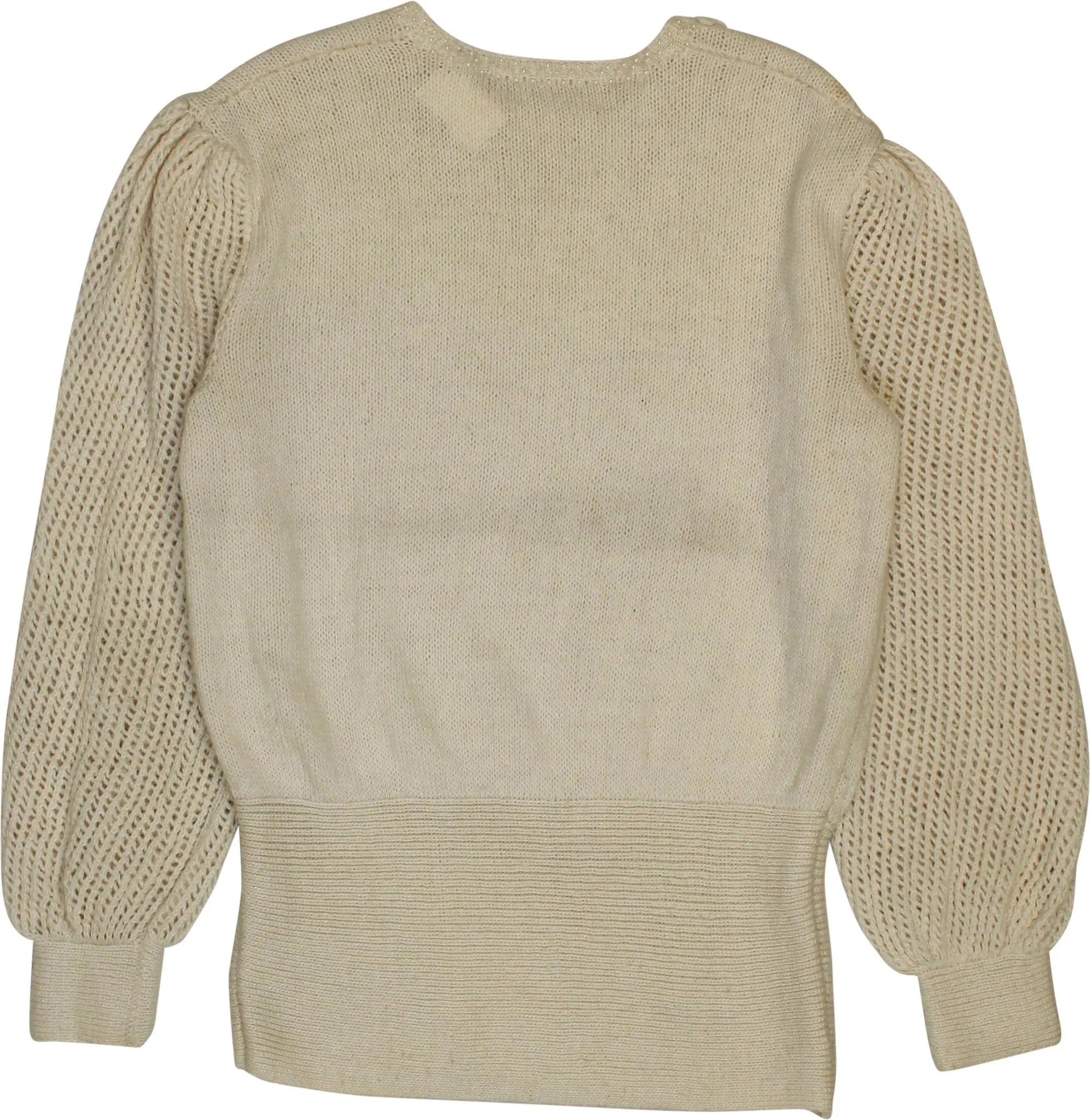 Handmade - 80s Hand Knitted Jumper- ThriftTale.com - Vintage and second handclothing