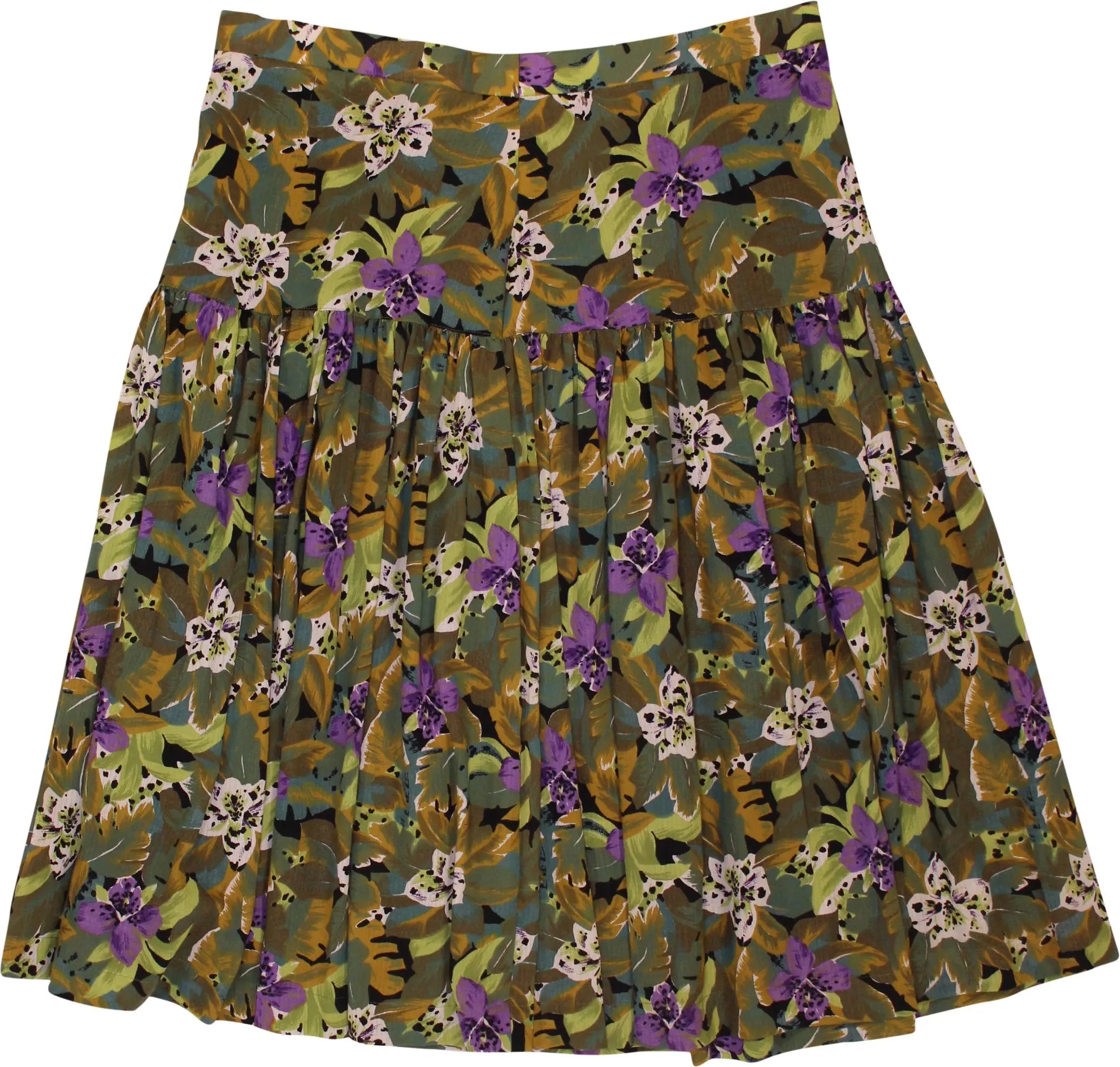 Handmade - 80s Pleated Skirt- ThriftTale.com - Vintage and second handclothing