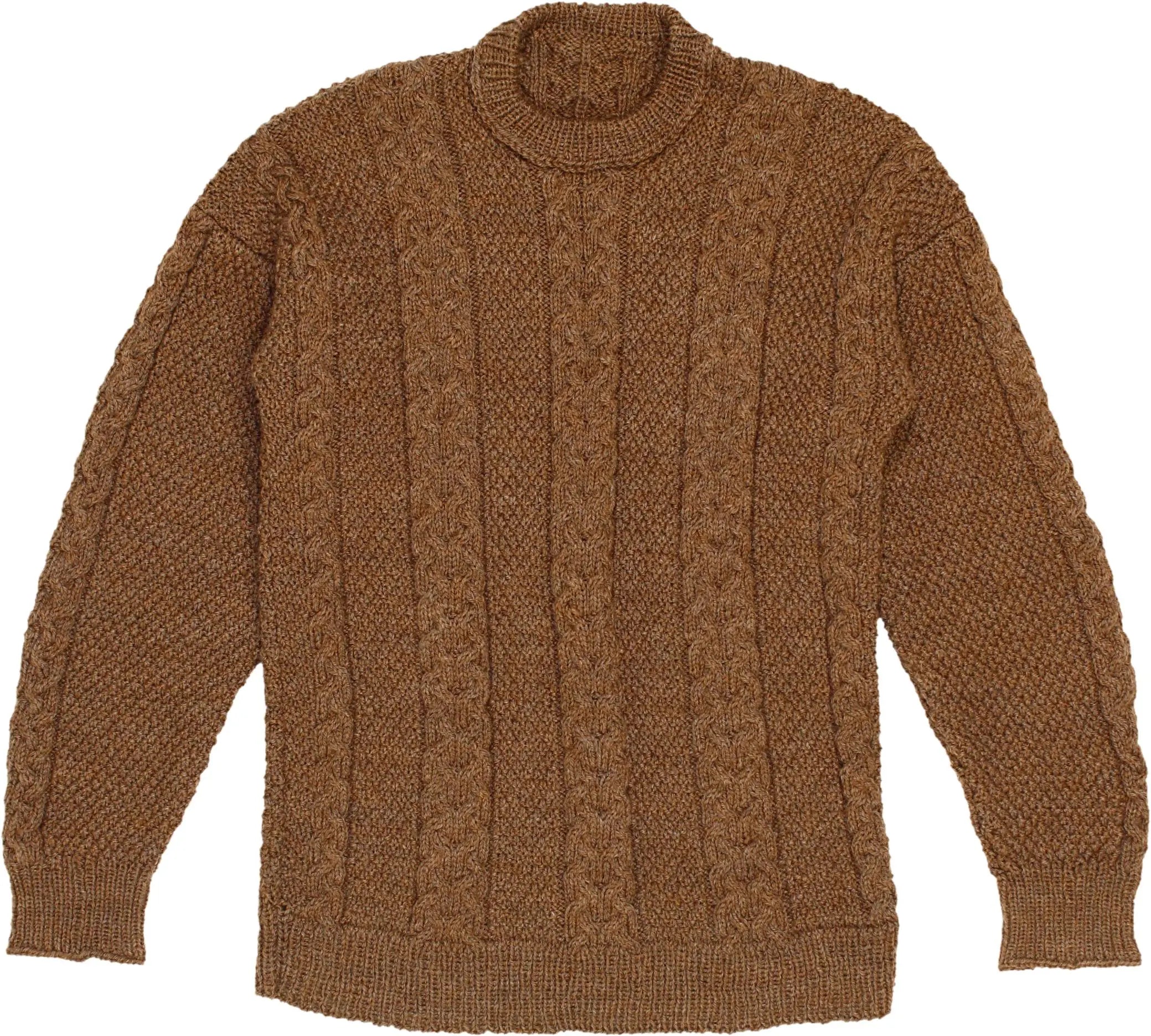 Handmade - Cable Knit Jumper- ThriftTale.com - Vintage and second handclothing