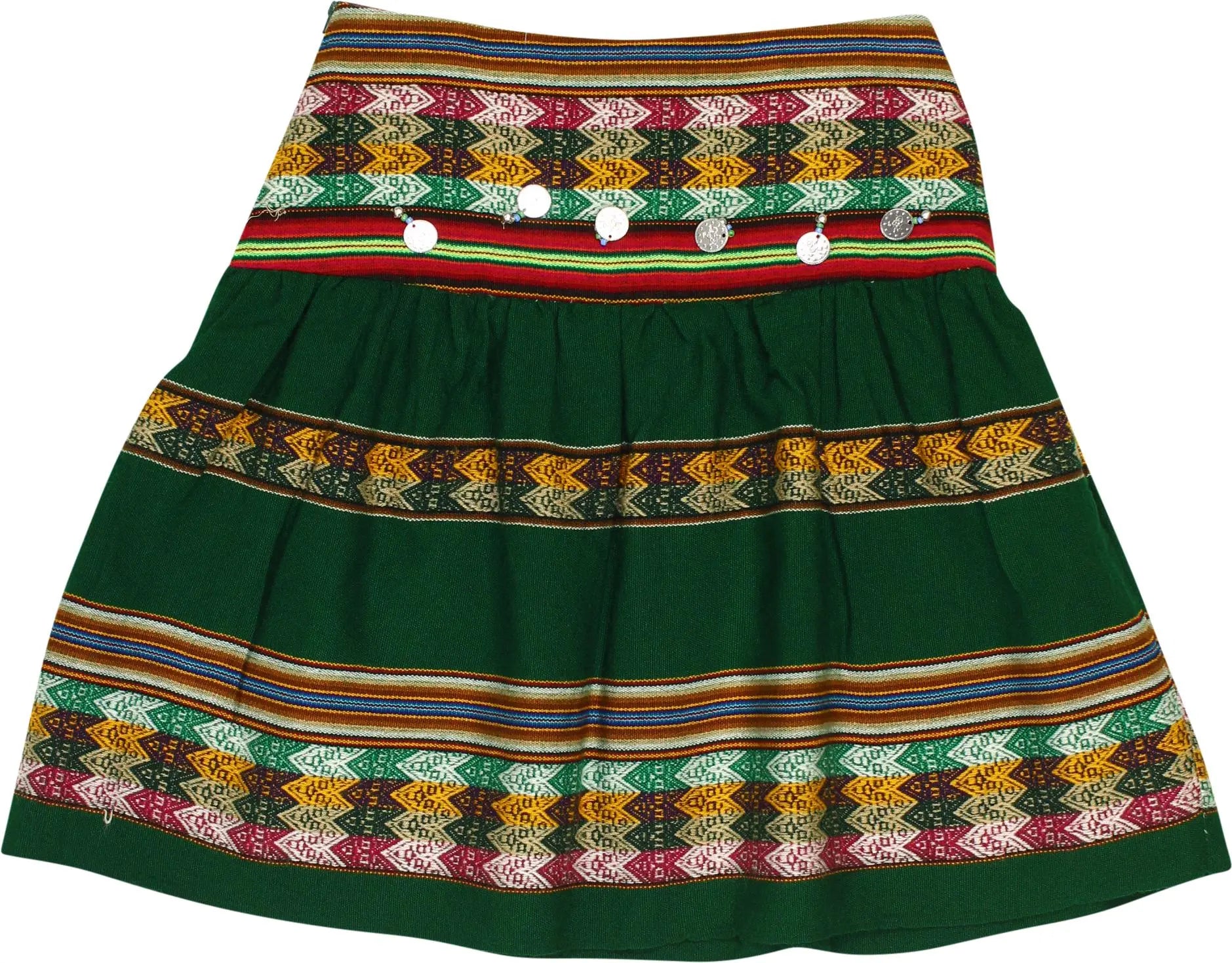 Handmade - Colourful Skirt- ThriftTale.com - Vintage and second handclothing