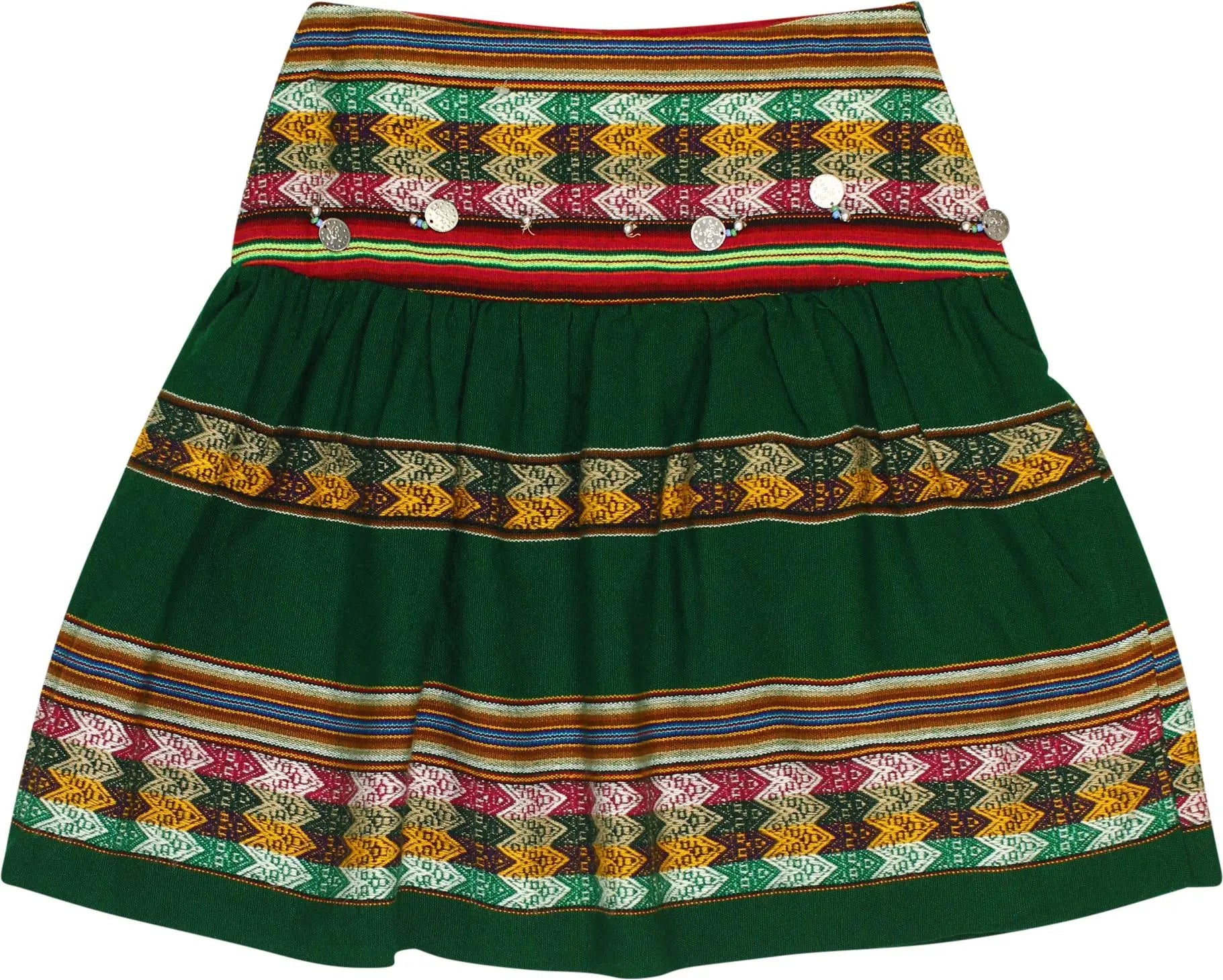 Handmade - Colourful Skirt- ThriftTale.com - Vintage and second handclothing