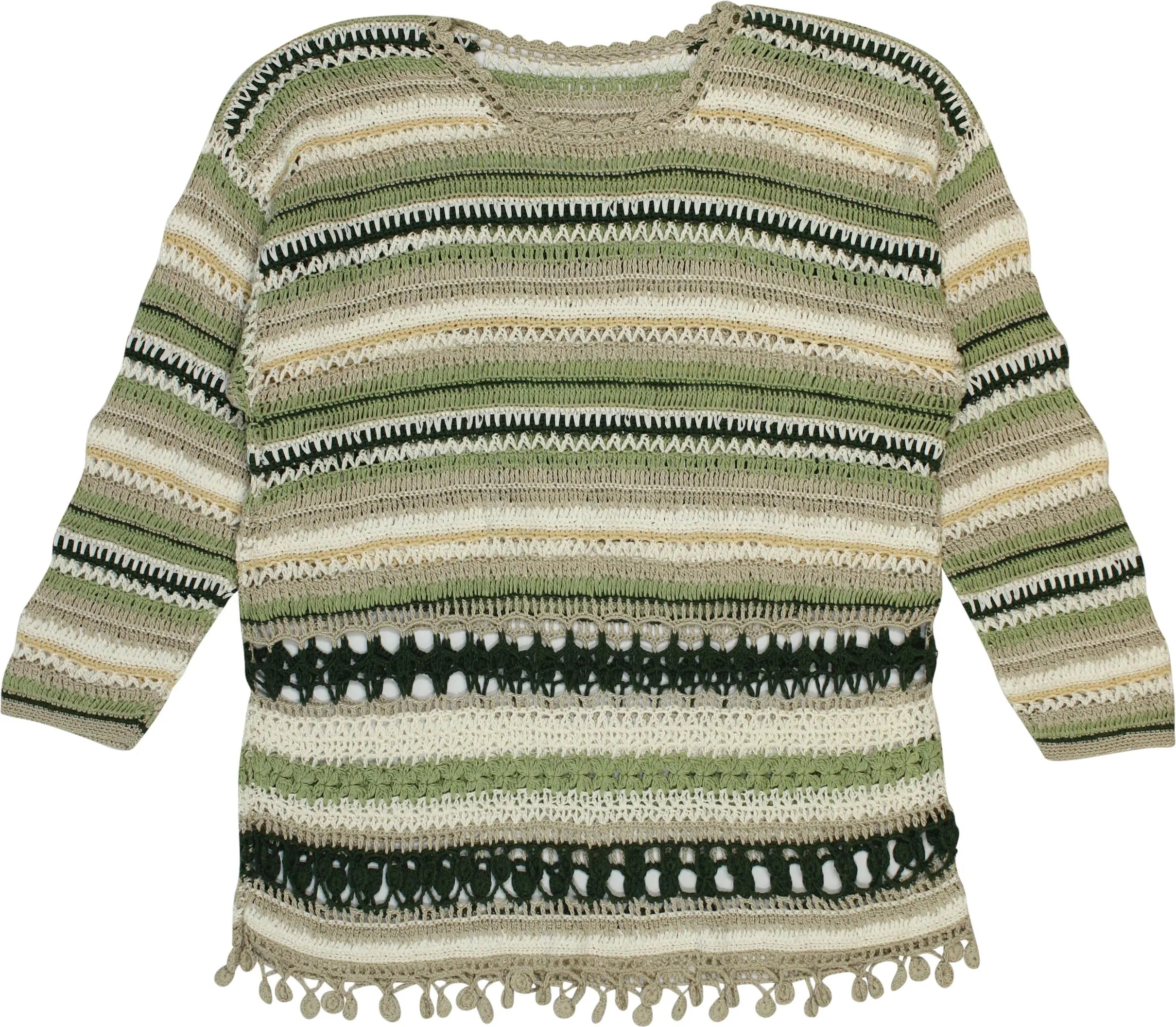 Handmade - Crochet Jumper- ThriftTale.com - Vintage and second handclothing