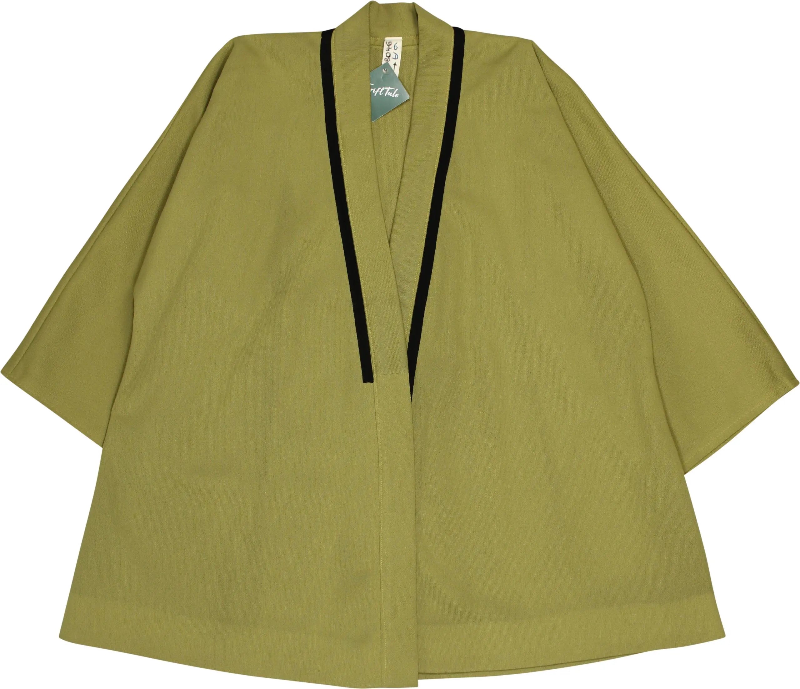 Handmade - Green Handmade Kimono- ThriftTale.com - Vintage and second handclothing