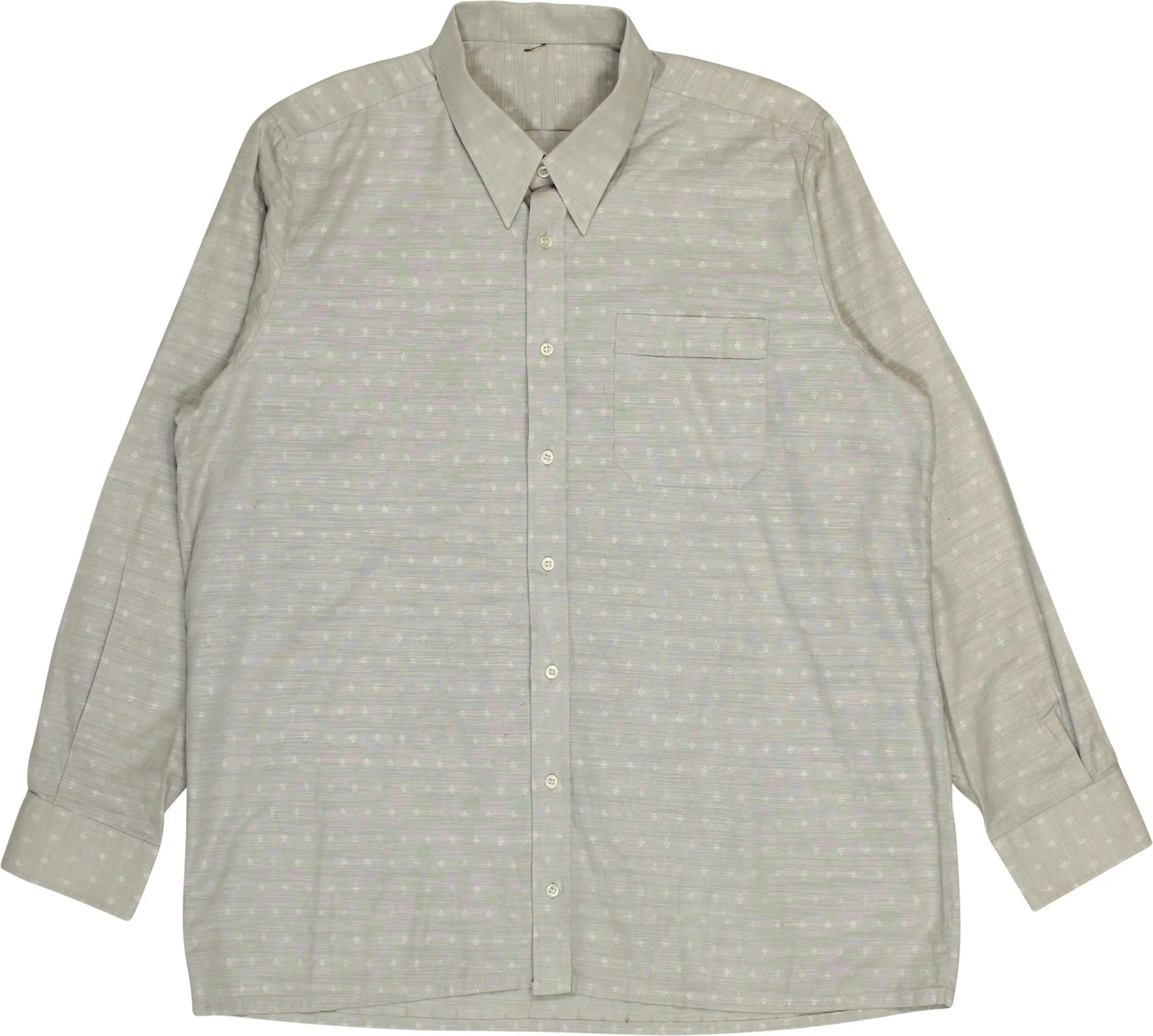 Handmade - Grey Patterned Shirt- ThriftTale.com - Vintage and second handclothing