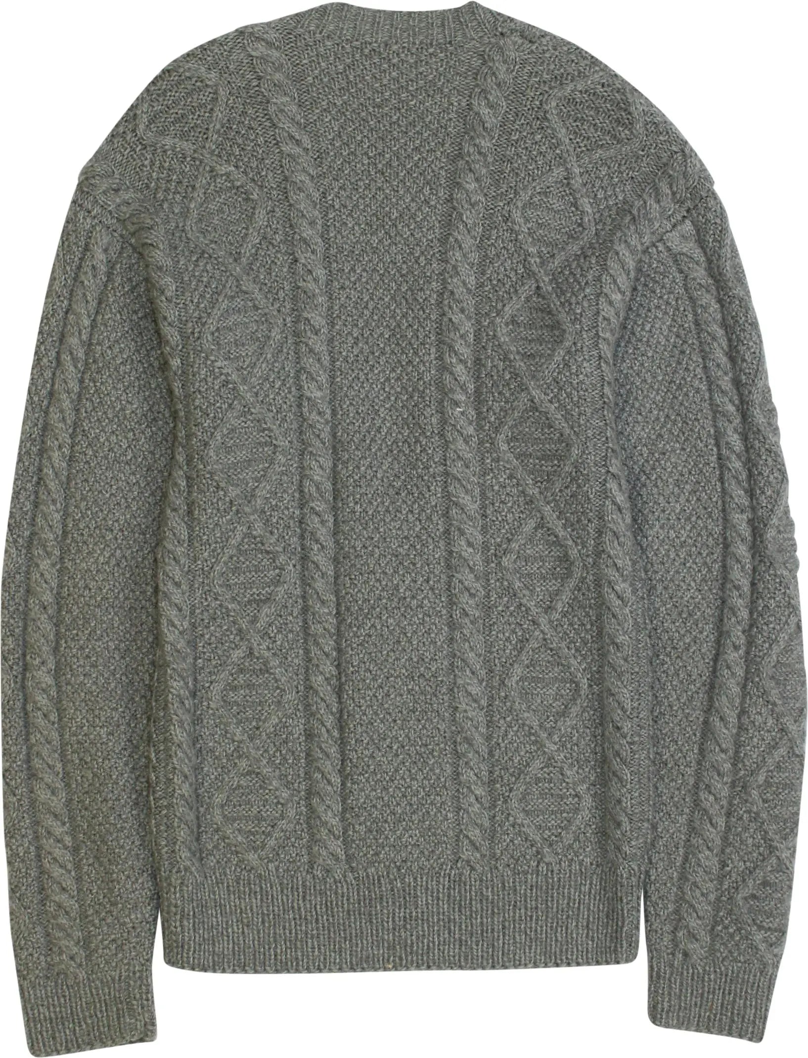Handmade - Hand Knitted Cardigan- ThriftTale.com - Vintage and second handclothing