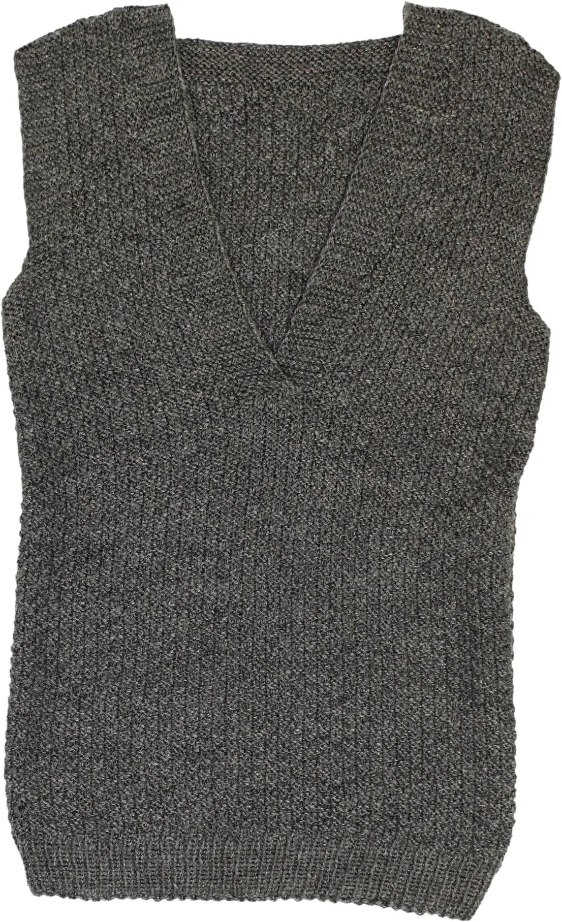 Handmade - Hand Knitted Vest- ThriftTale.com - Vintage and second handclothing
