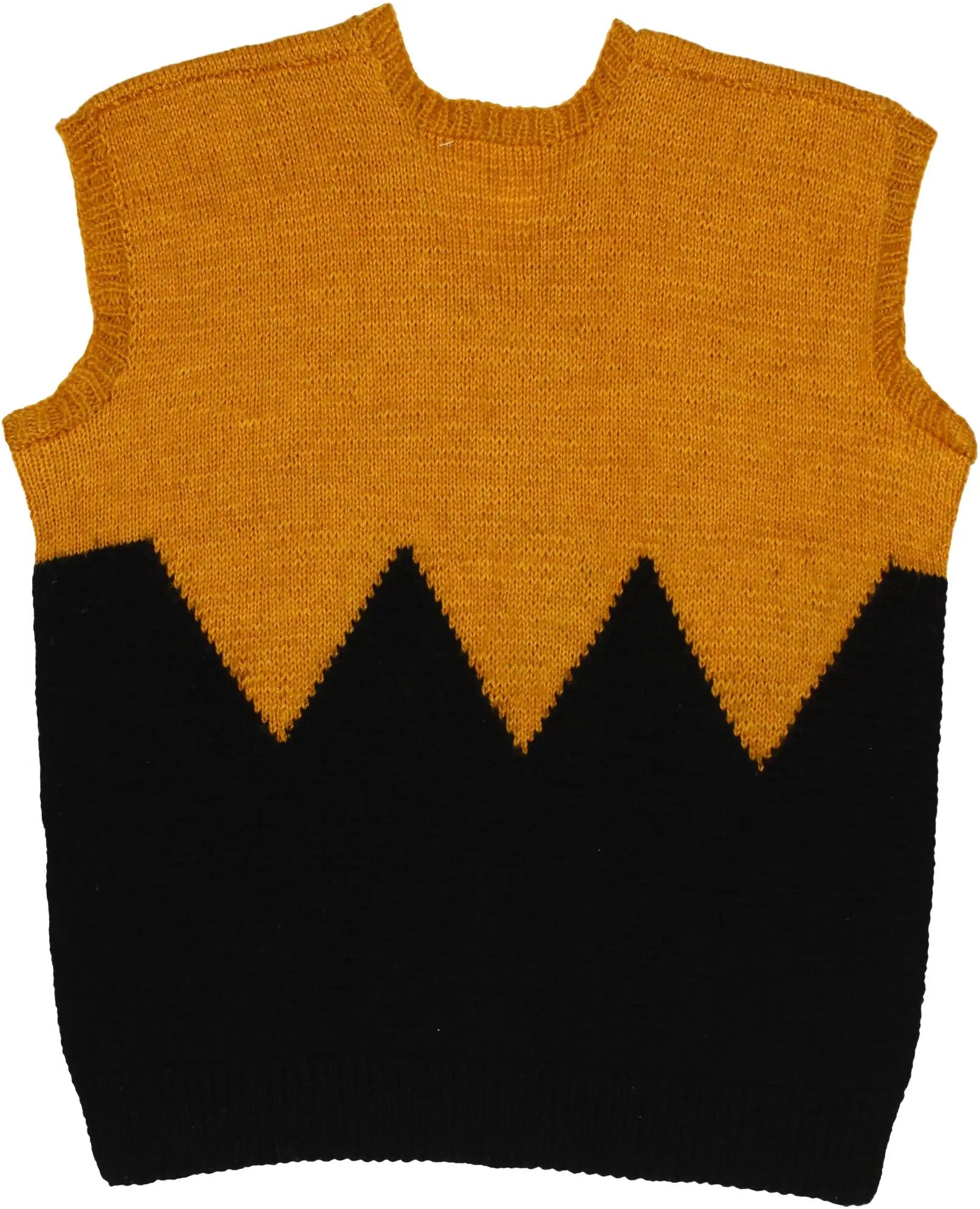 Handmade - Handknitted Vest- ThriftTale.com - Vintage and second handclothing
