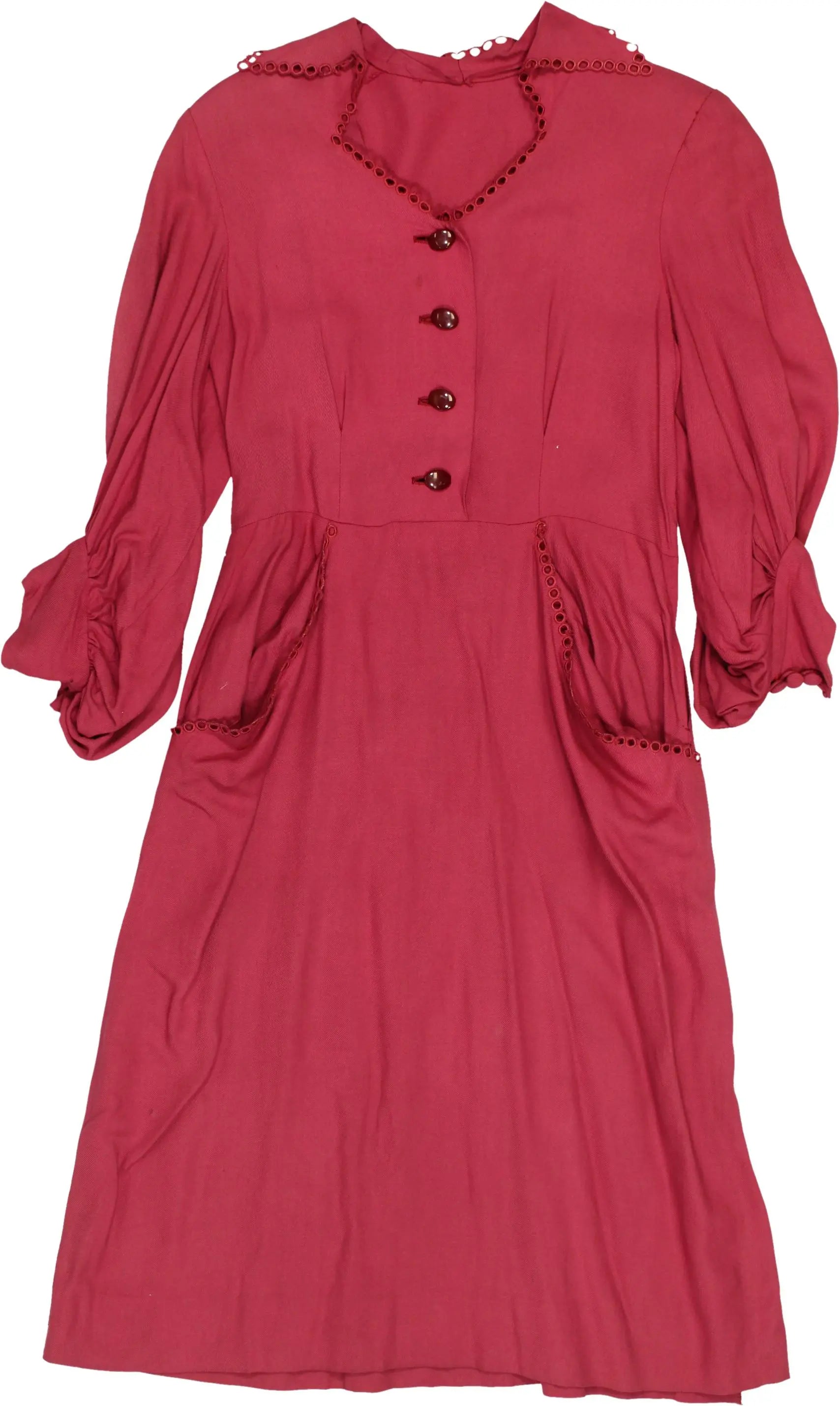 Handmade - Handmade 40s Dress- ThriftTale.com - Vintage and second handclothing