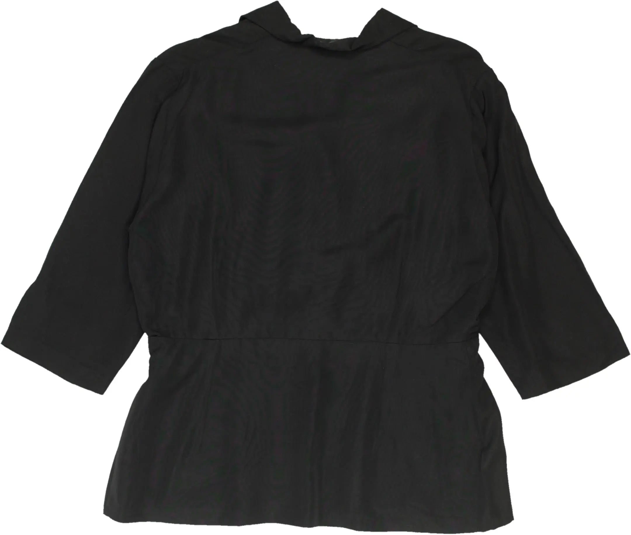Handmade - Handmade Black Blouse- ThriftTale.com - Vintage and second handclothing