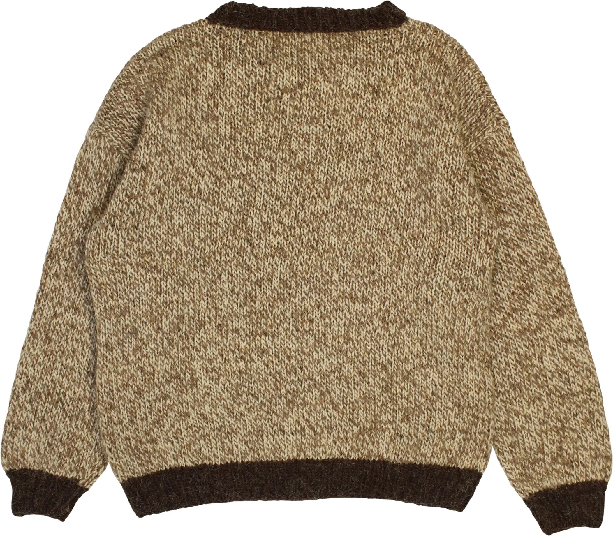 Handmade - Handmade Brown Jumper- ThriftTale.com - Vintage and second handclothing