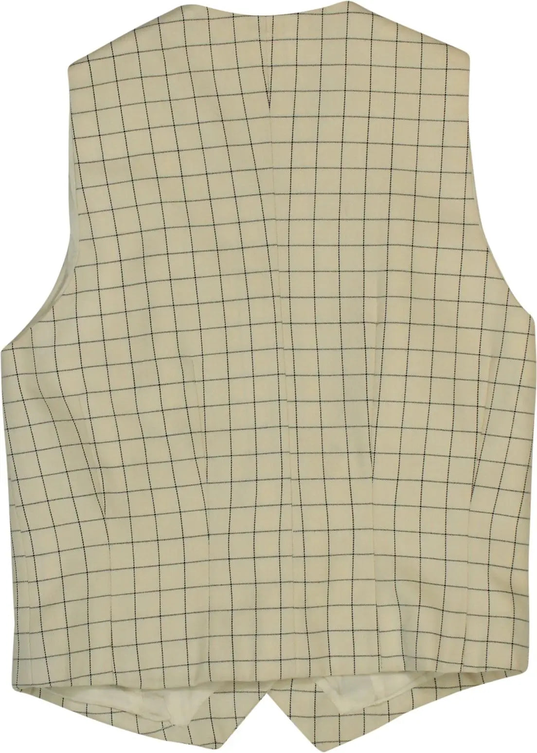Handmade - Handmade Checkered Waistcoat- ThriftTale.com - Vintage and second handclothing