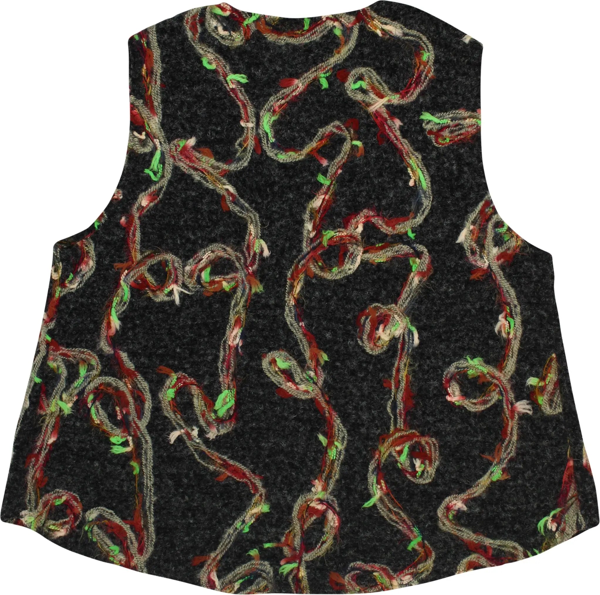 Handmade - Handmade Cooked Wool Vest- ThriftTale.com - Vintage and second handclothing