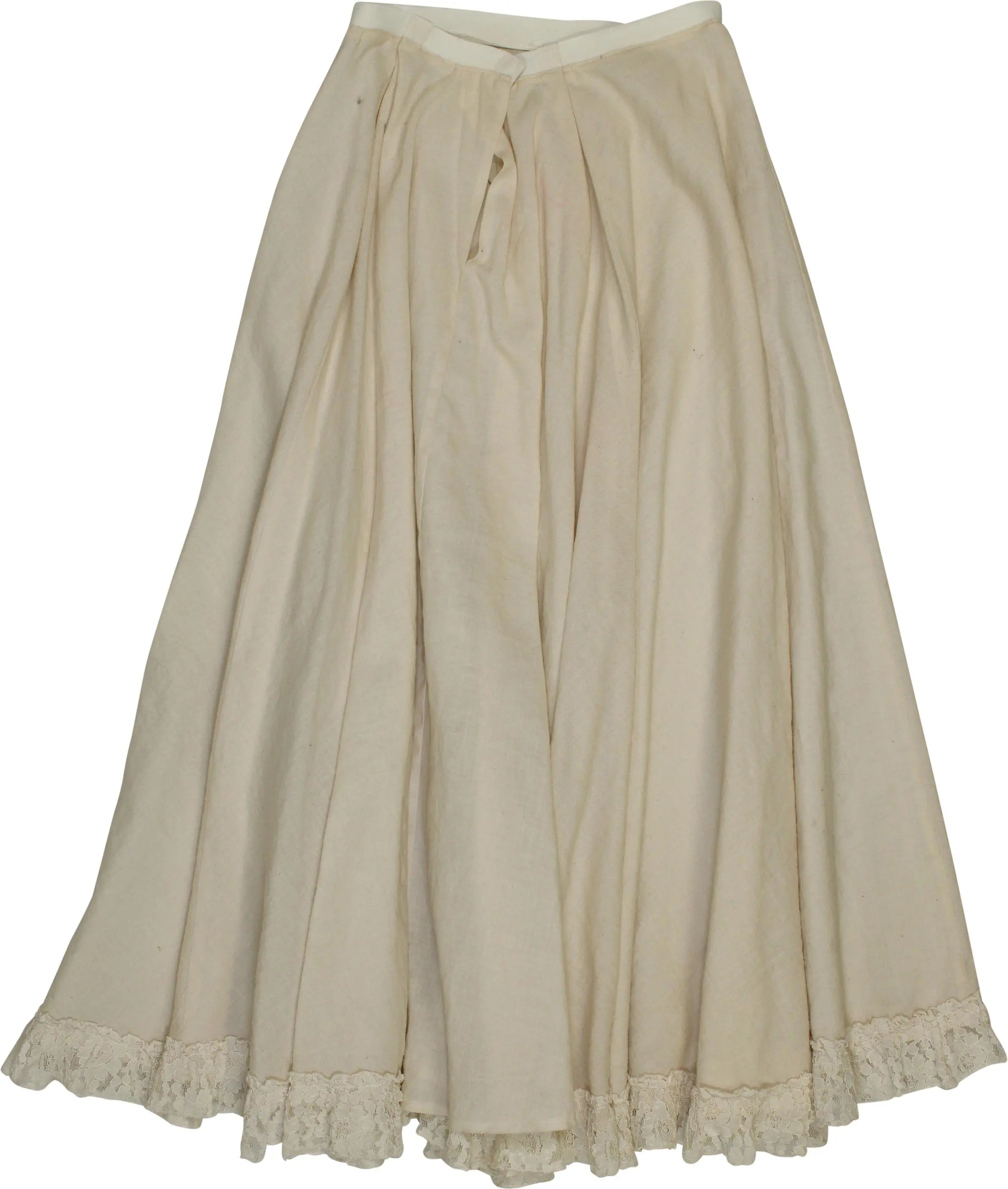 Handmade - Handmade Cotton Maxi Slip Skirt- ThriftTale.com - Vintage and second handclothing