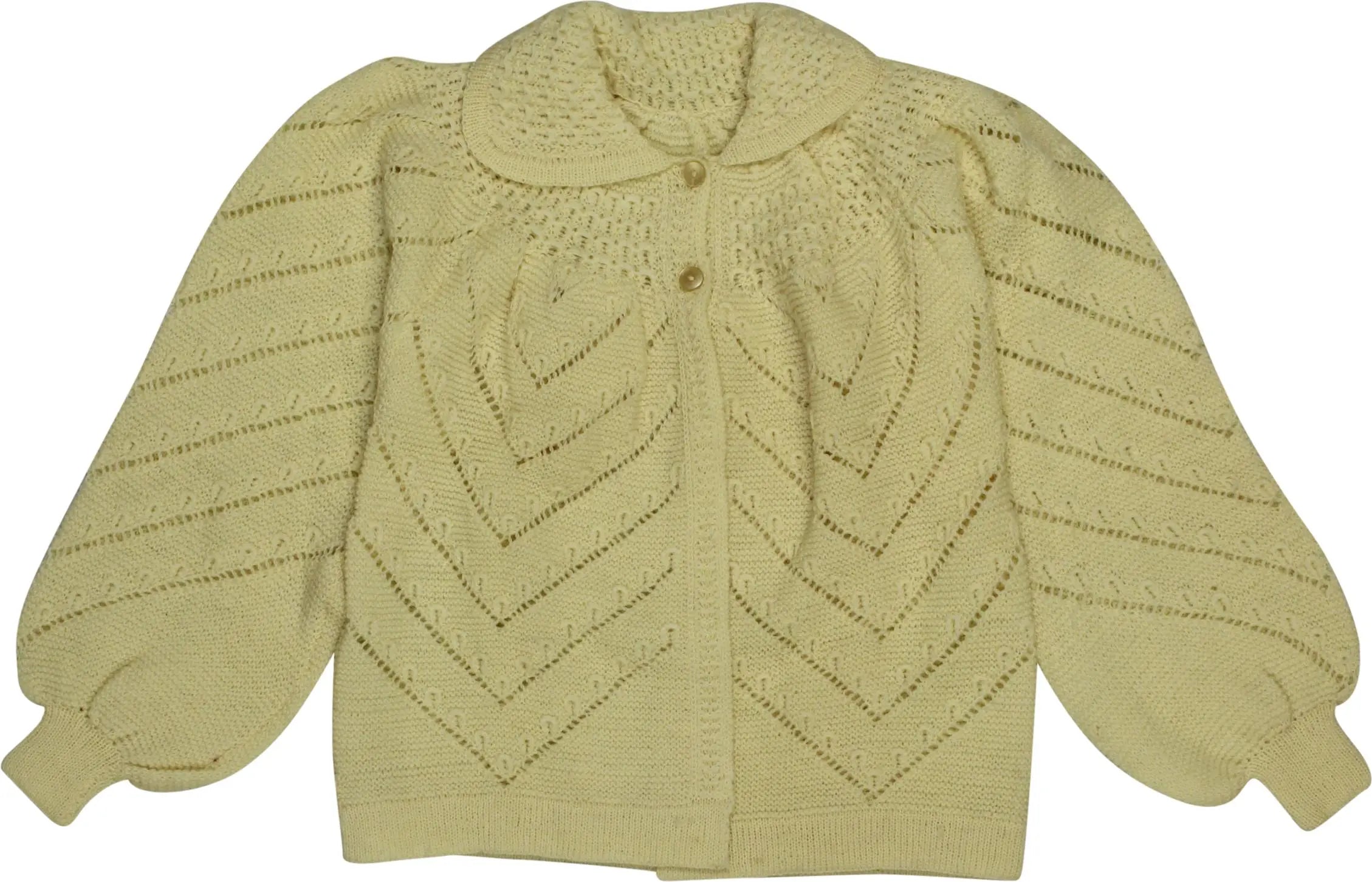 Handmade - Handmade Knitted Cardigan- ThriftTale.com - Vintage and second handclothing