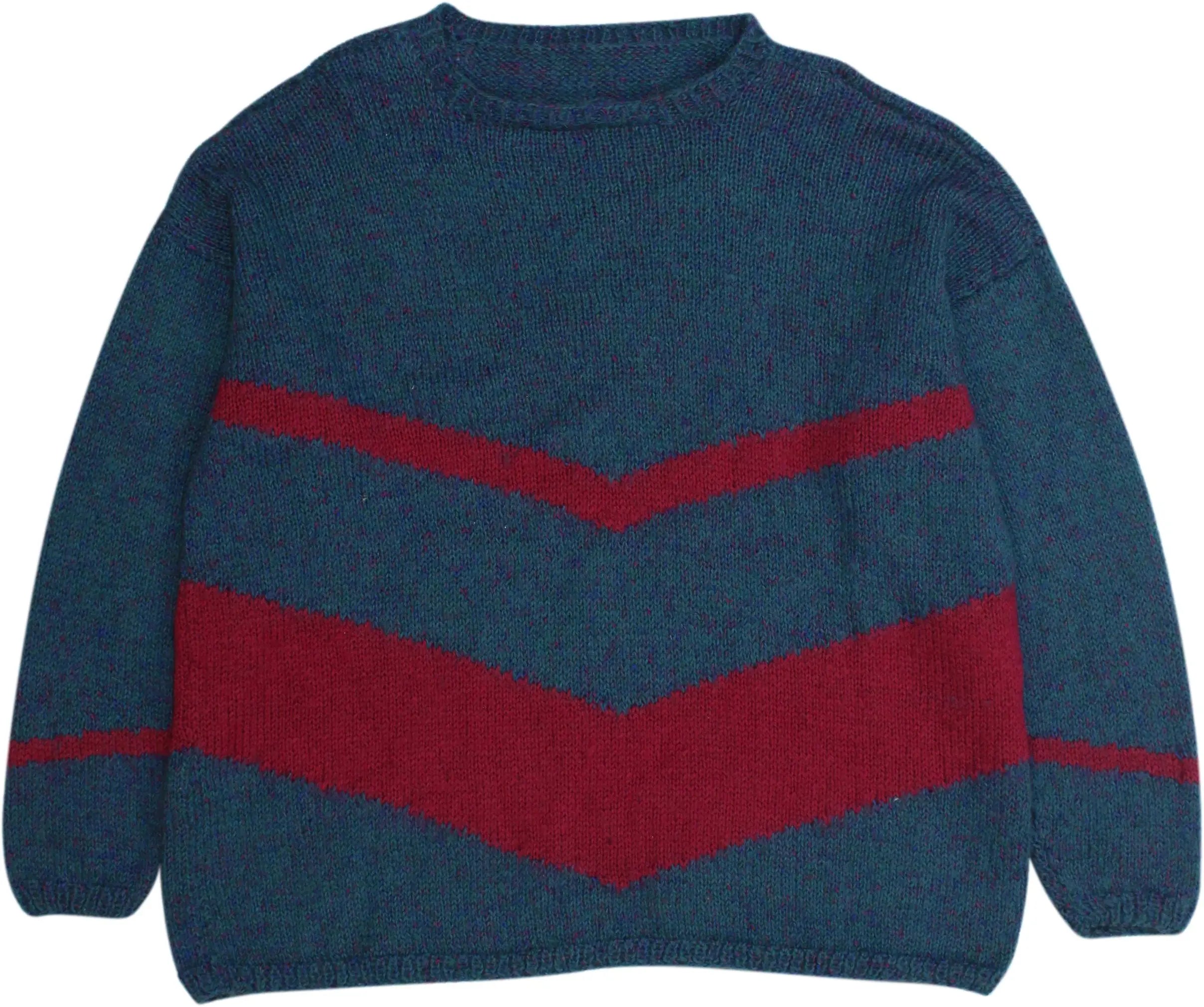 Handmade - Handmade Knitted Sweater- ThriftTale.com - Vintage and second handclothing