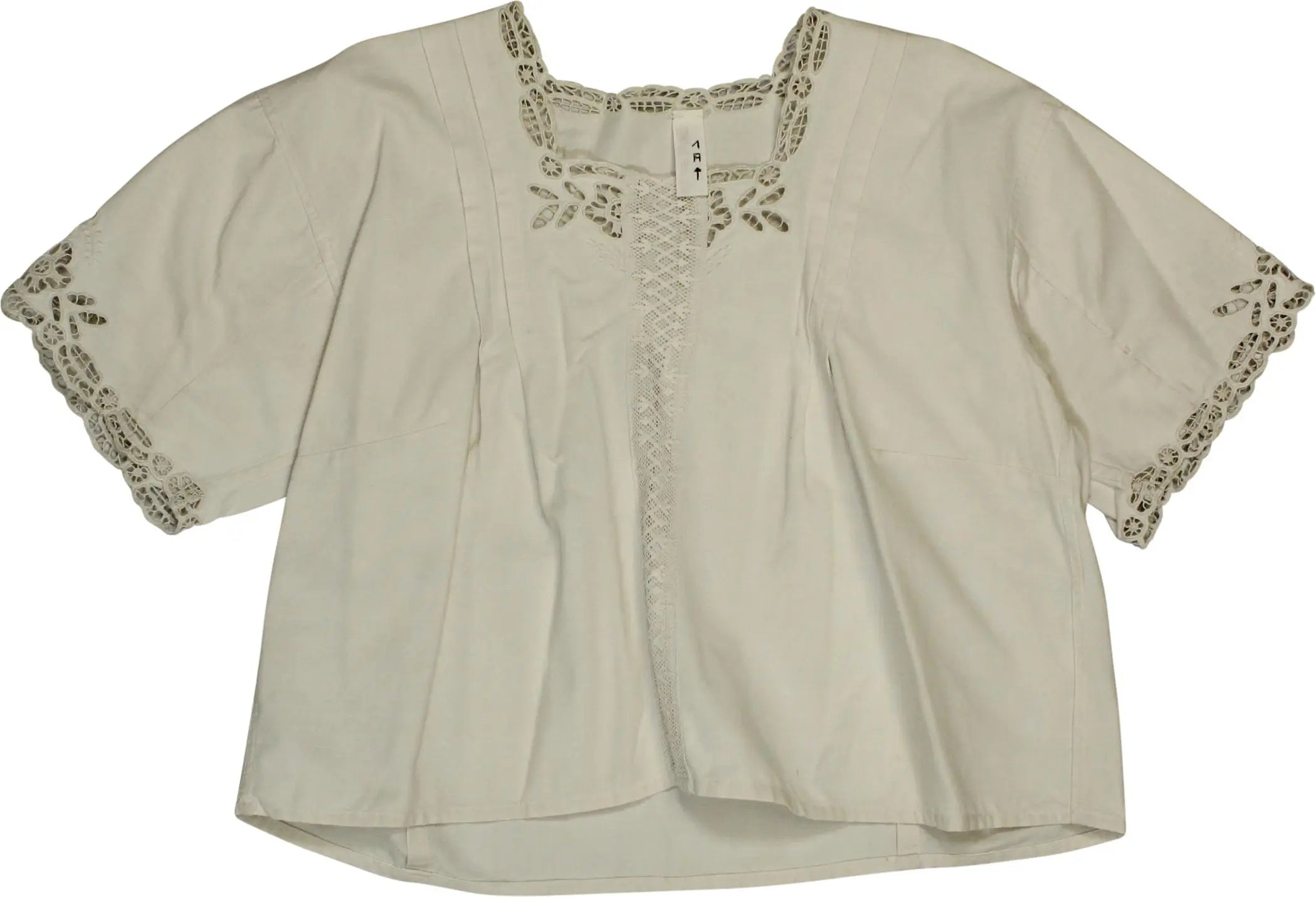 Handmade - Handmade Lace Top- ThriftTale.com - Vintage and second handclothing
