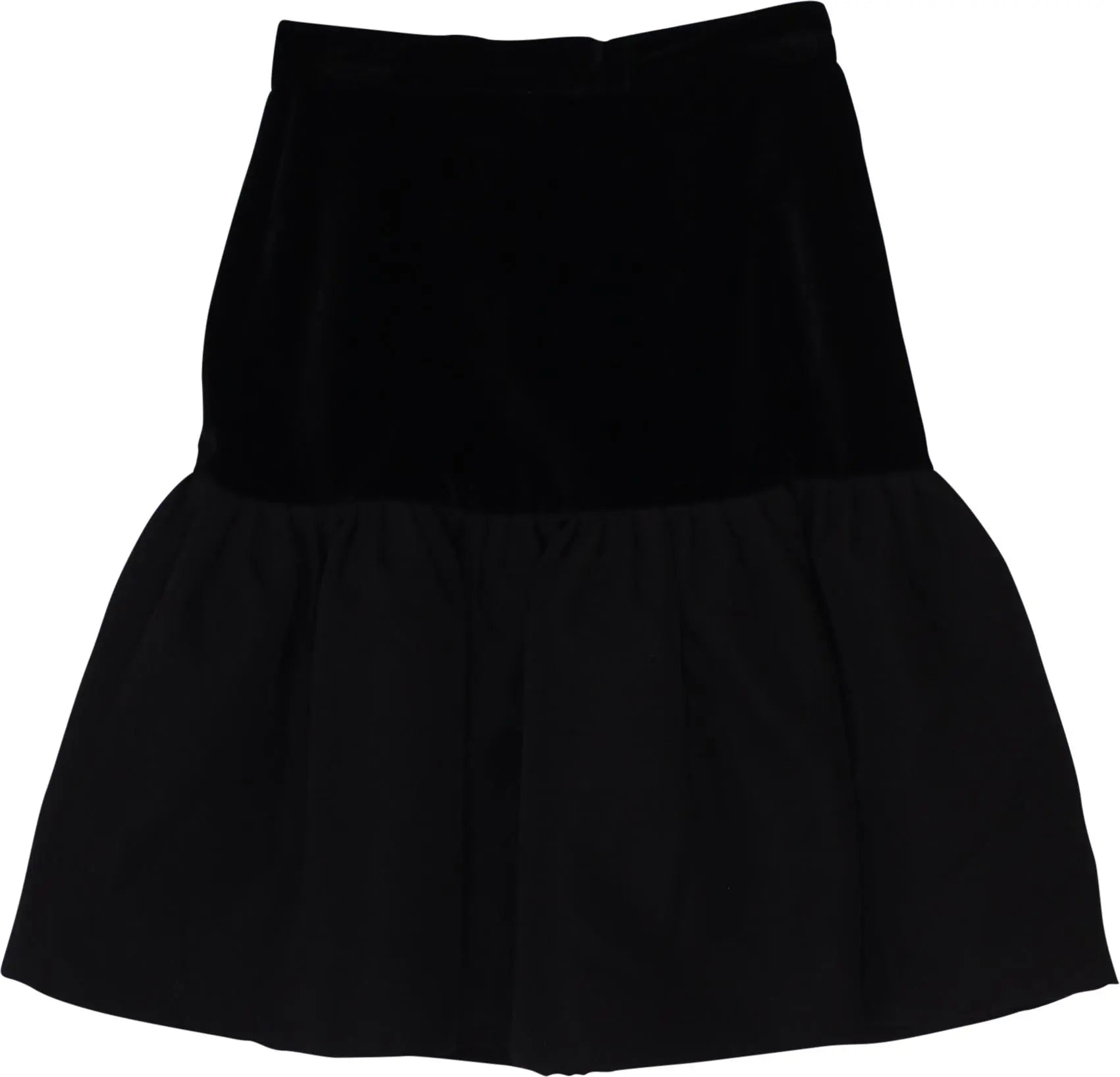 Handmade - Handmade Pleated Skirt with Velvet Top- ThriftTale.com - Vintage and second handclothing