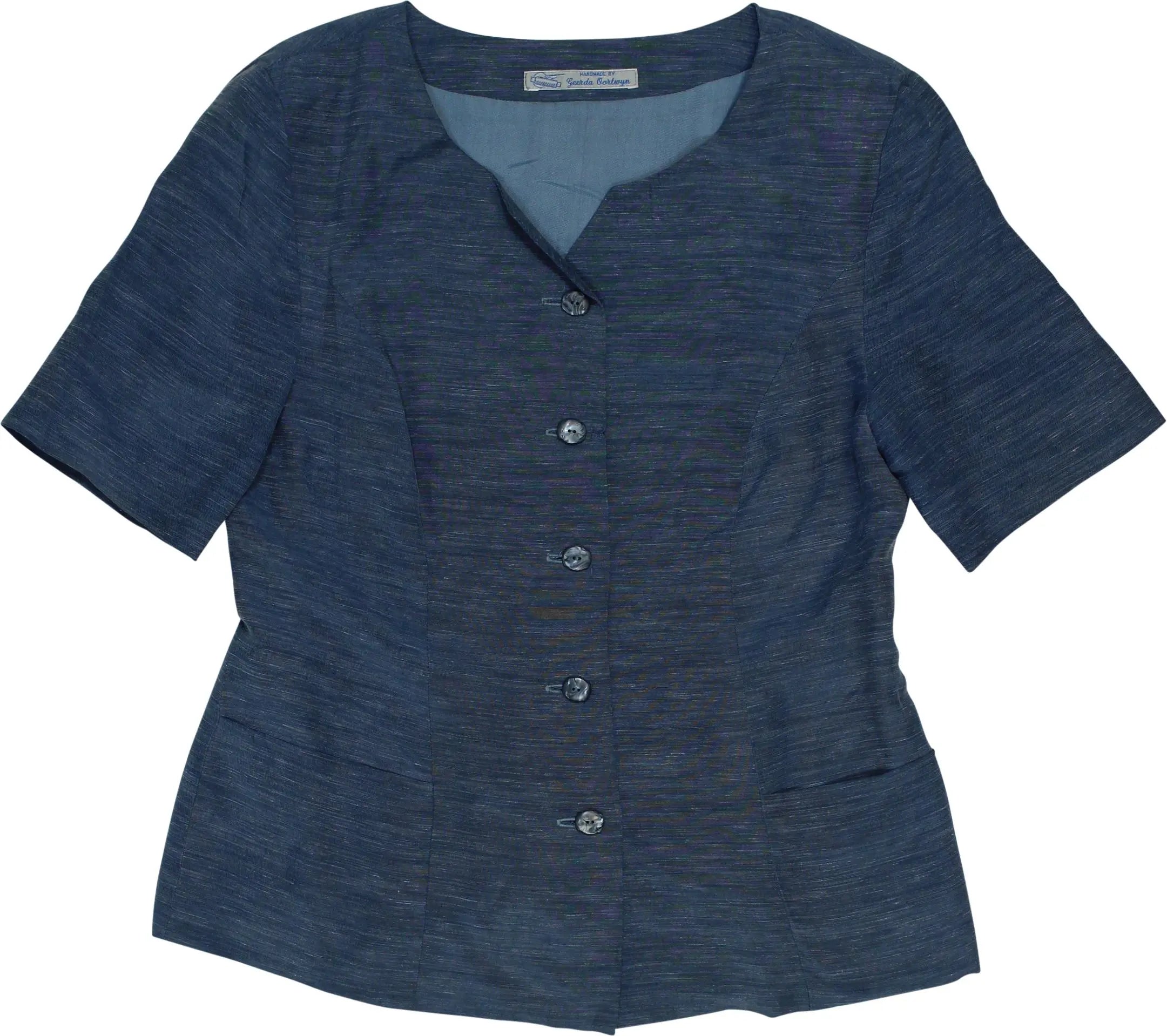 Handmade - Handmade Short Sleeve Blazer- ThriftTale.com - Vintage and second handclothing