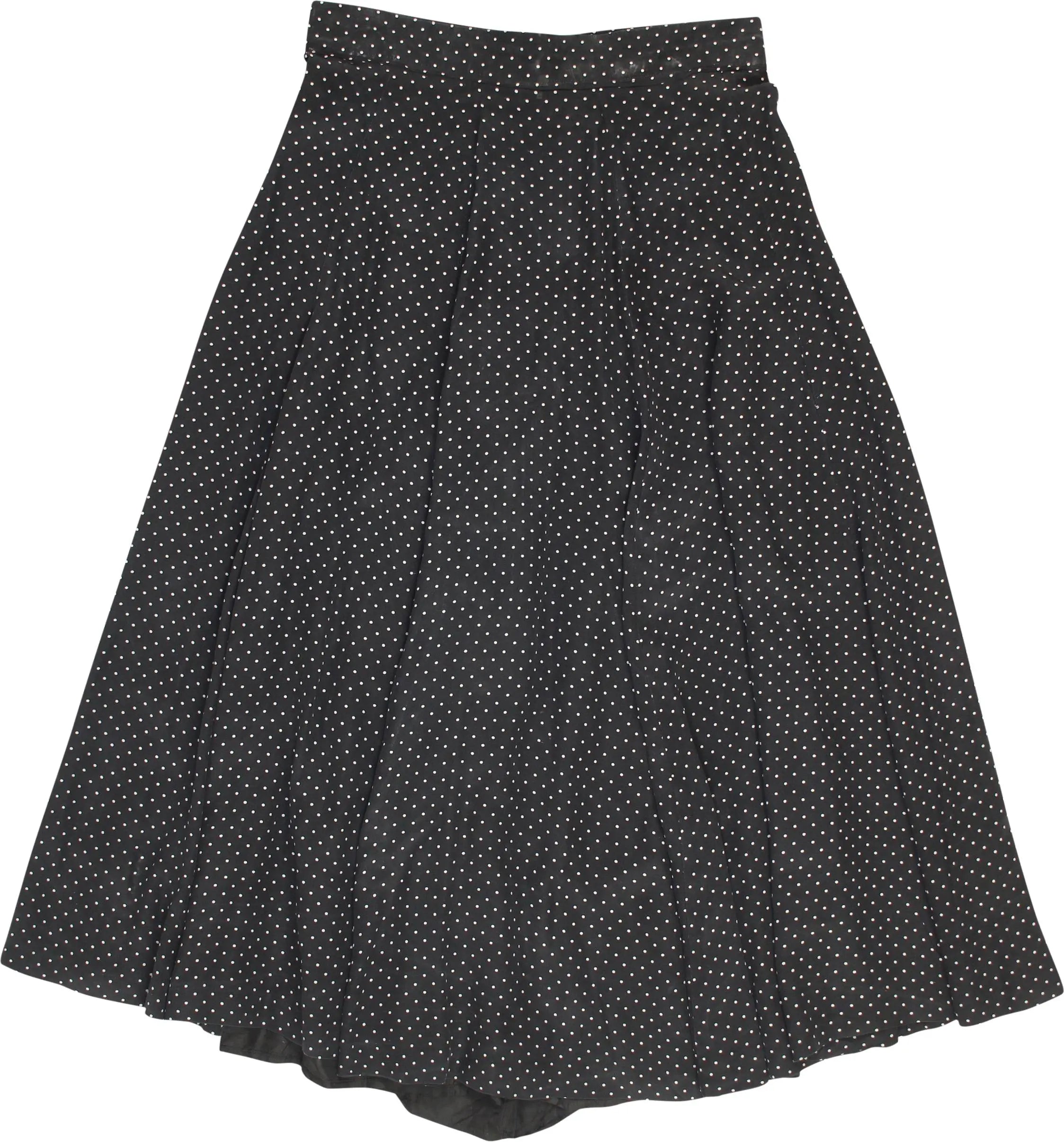 Handmade - Handmade Skirt with Polkadot Print- ThriftTale.com - Vintage and second handclothing