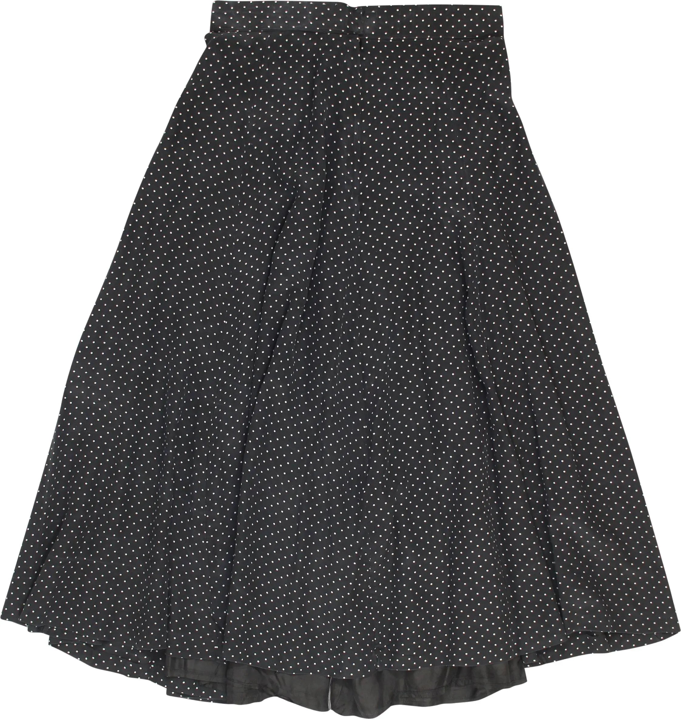 Handmade - Handmade Skirt with Polkadot Print- ThriftTale.com - Vintage and second handclothing