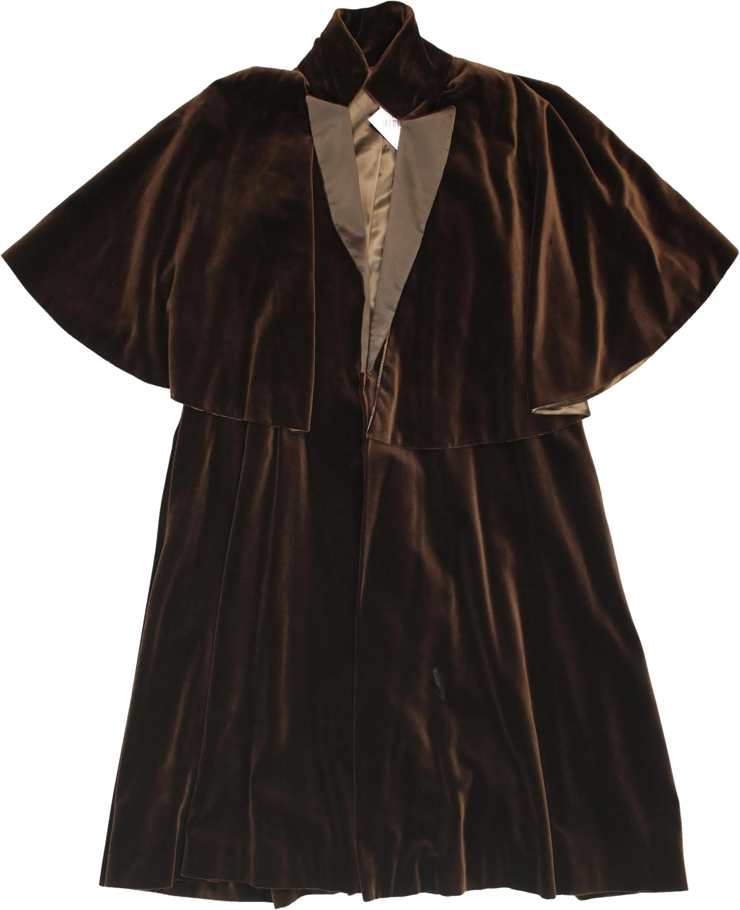 Handmade - Handmade Velvet Cape Vest- ThriftTale.com - Vintage and second handclothing