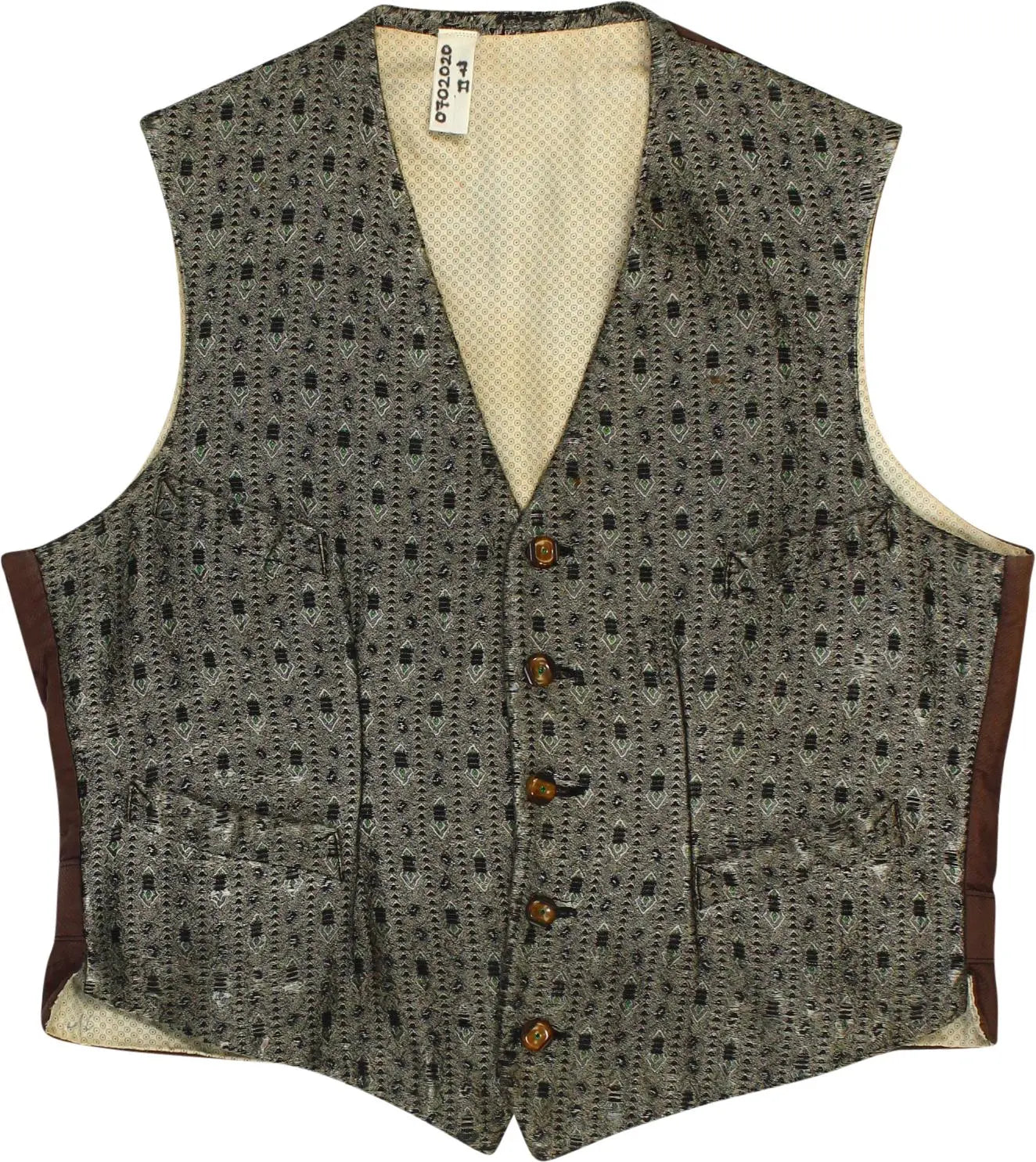 Handmade - Handmade Waistcoat- ThriftTale.com - Vintage and second handclothing