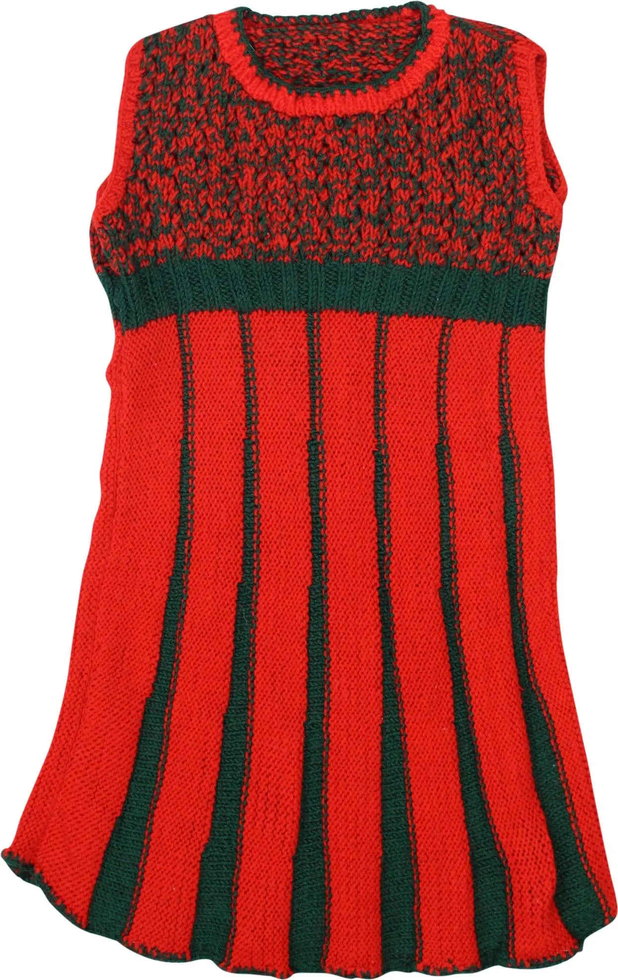 Handmade - Knitted Dress- ThriftTale.com - Vintage and second handclothing