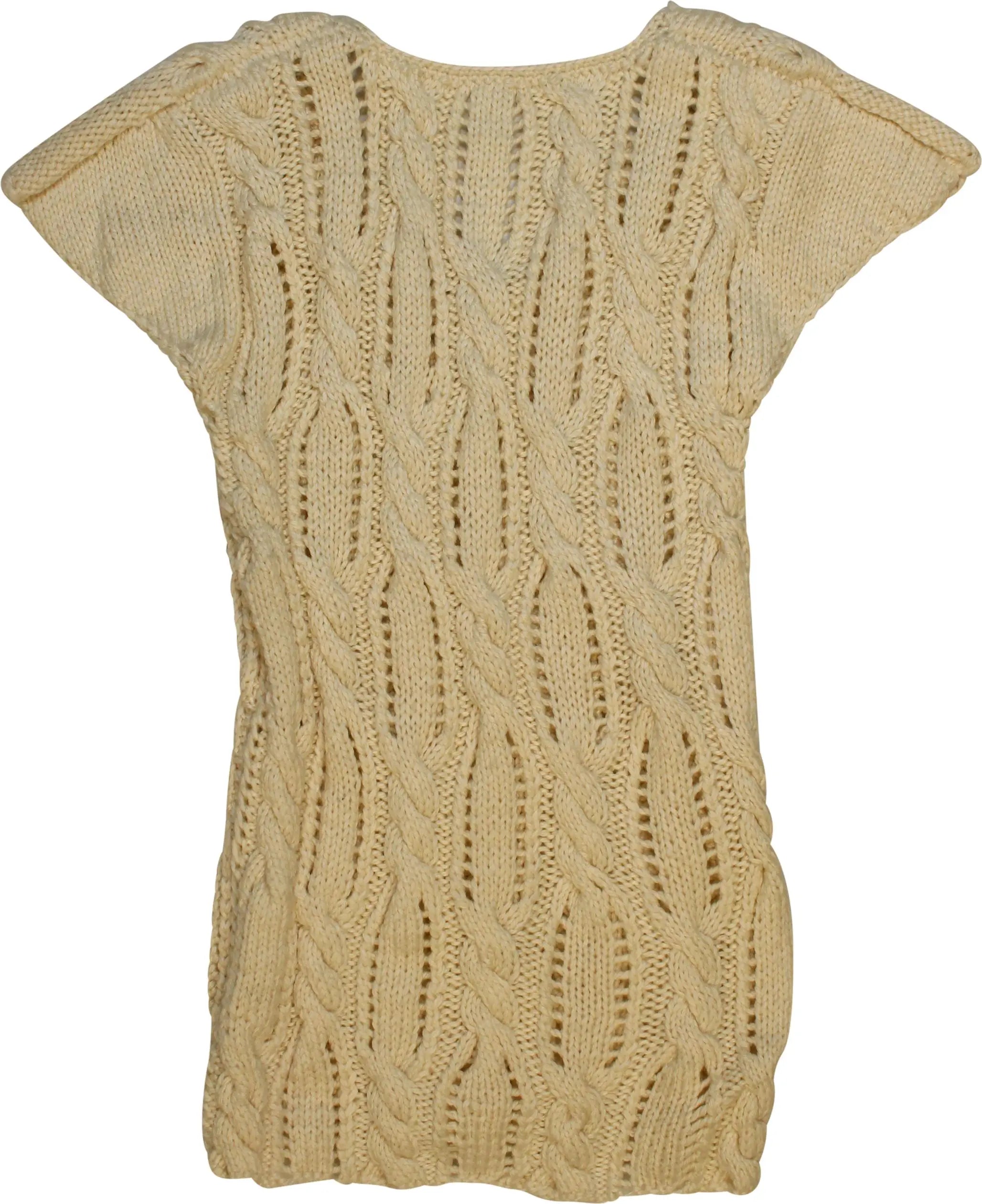 Handmade - Knitted Dress- ThriftTale.com - Vintage and second handclothing