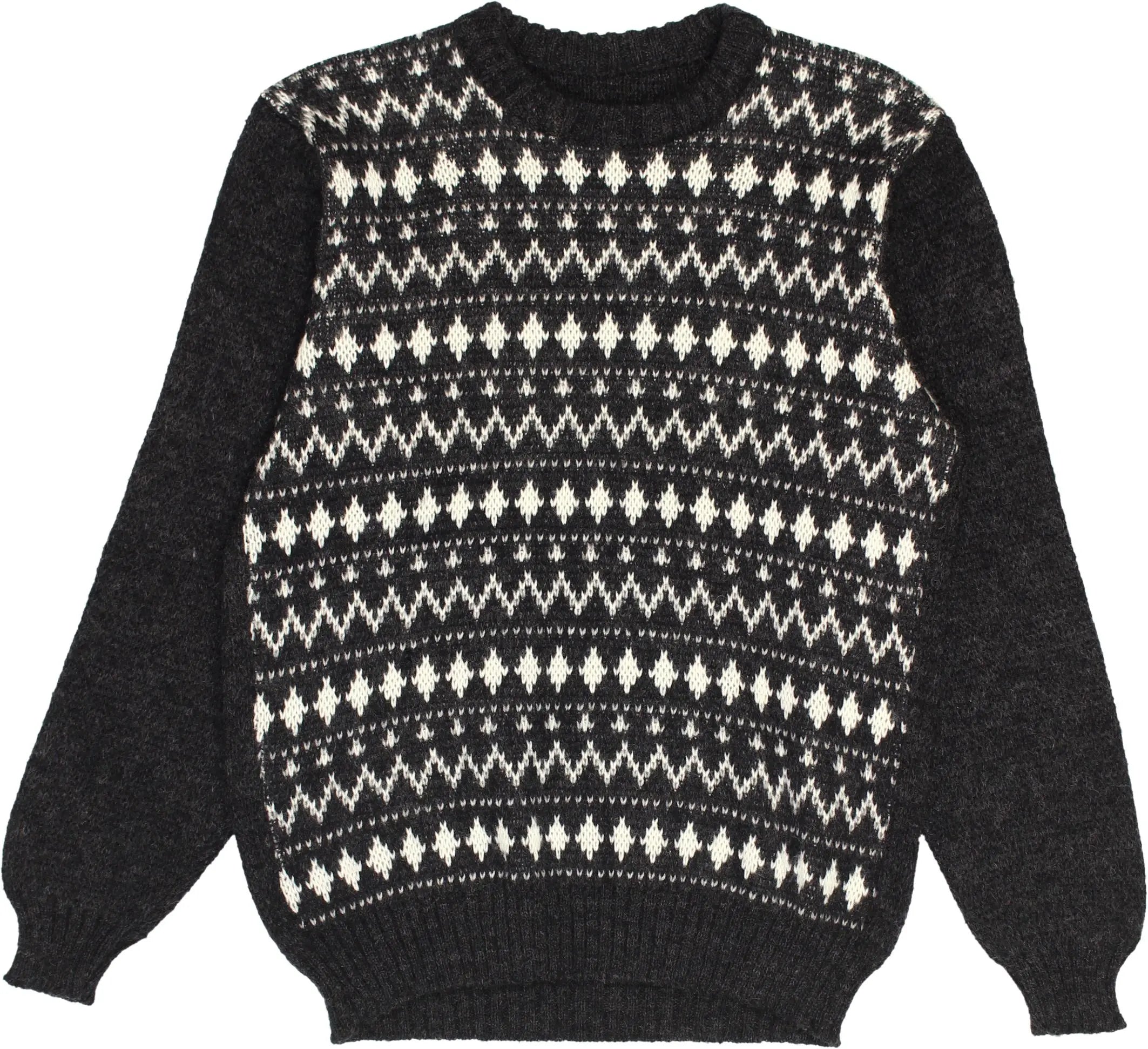 Handmade - Knitted Jumper- ThriftTale.com - Vintage and second handclothing
