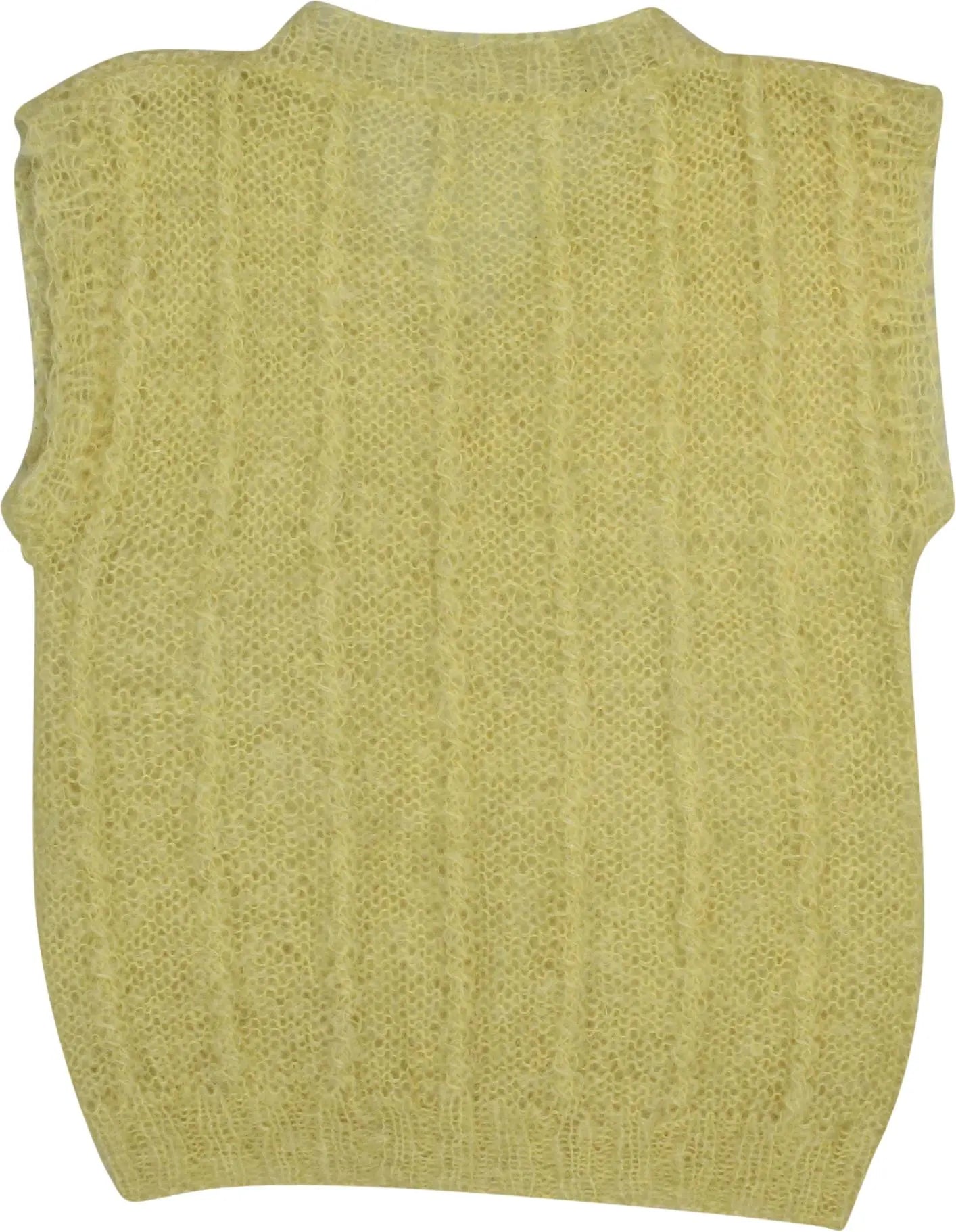 Handmade - Knitted Sweater Vest- ThriftTale.com - Vintage and second handclothing