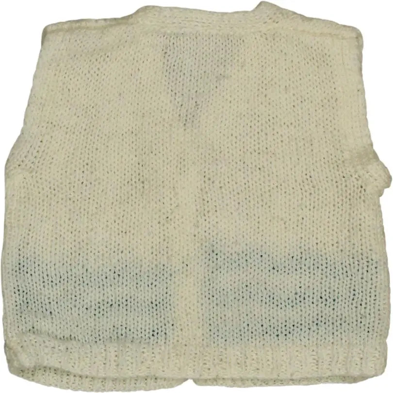 Handmade - Knitted Vest- ThriftTale.com - Vintage and second handclothing
